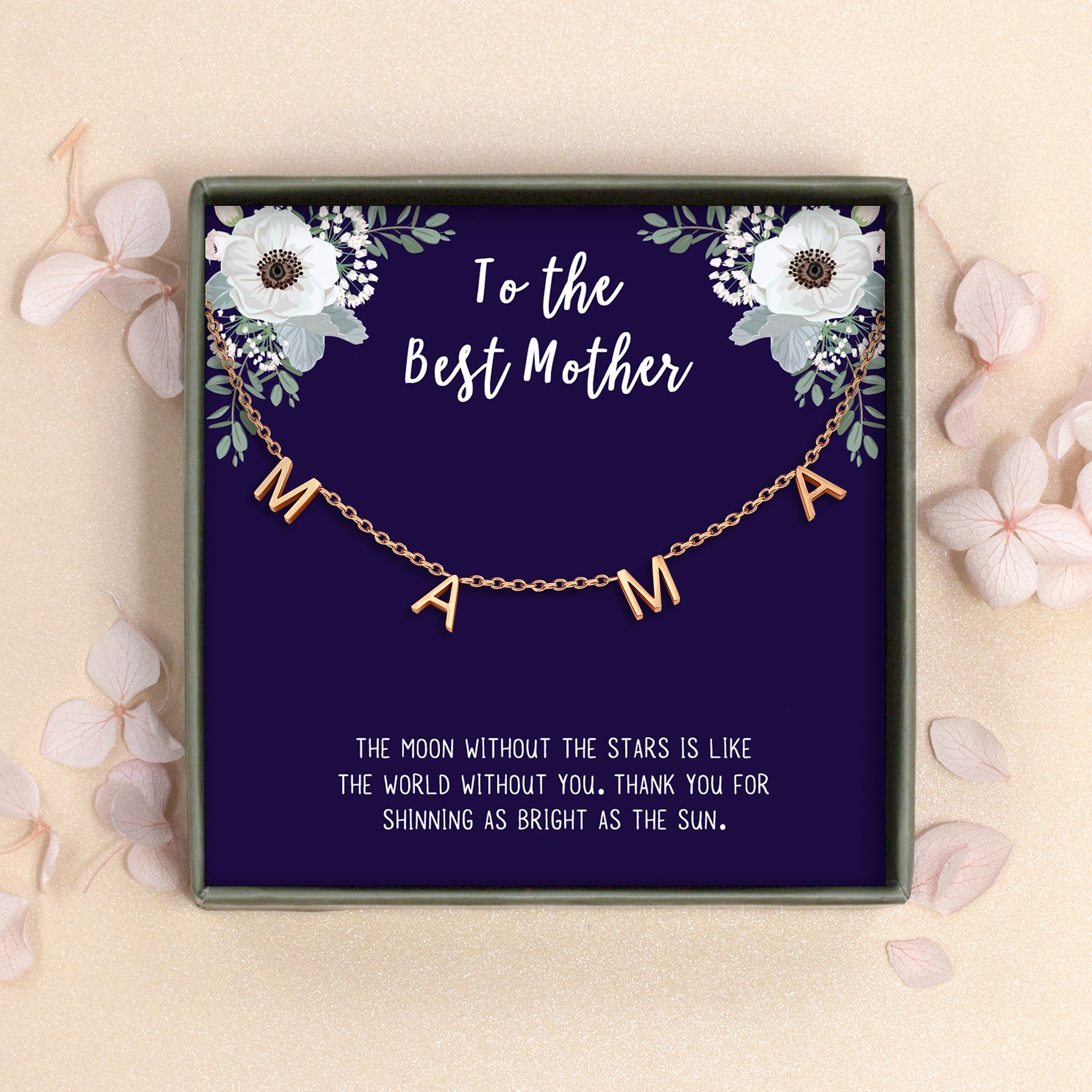 To the Best Mother MAMA Necklace