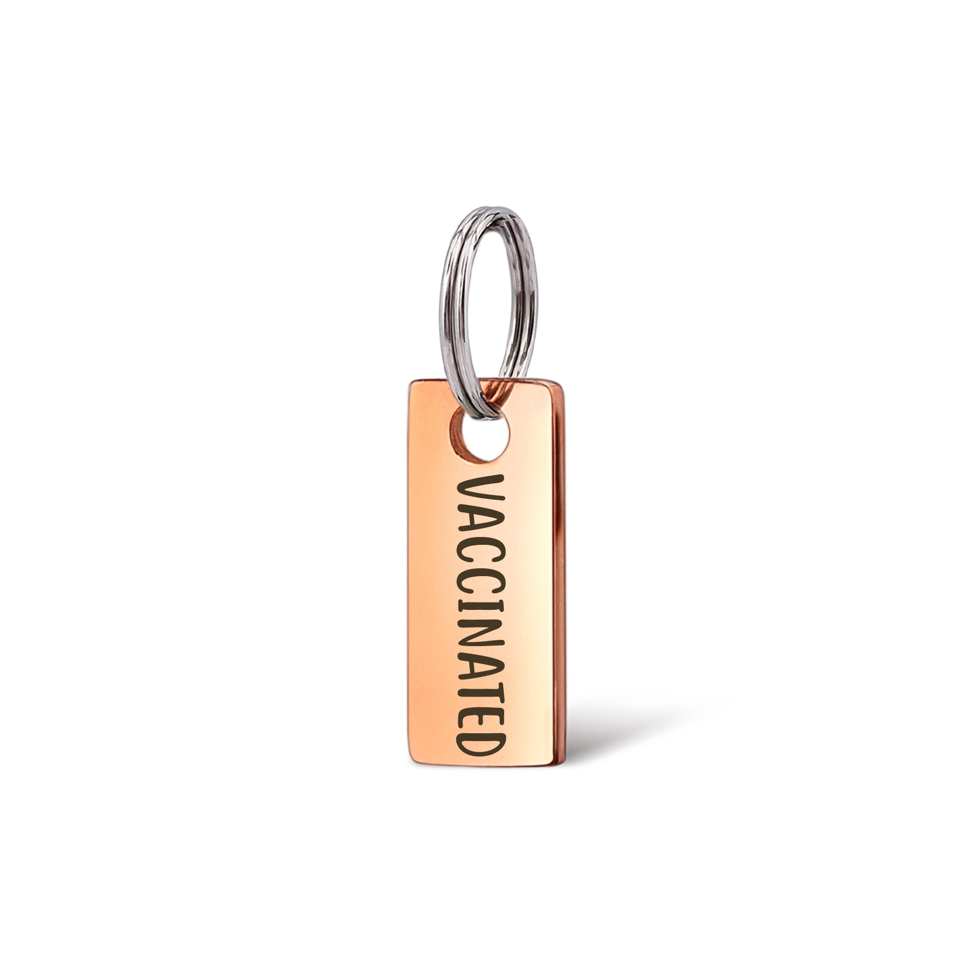 Add-on Mini Rectangle Stainless Steel Pet ID Dog Tag