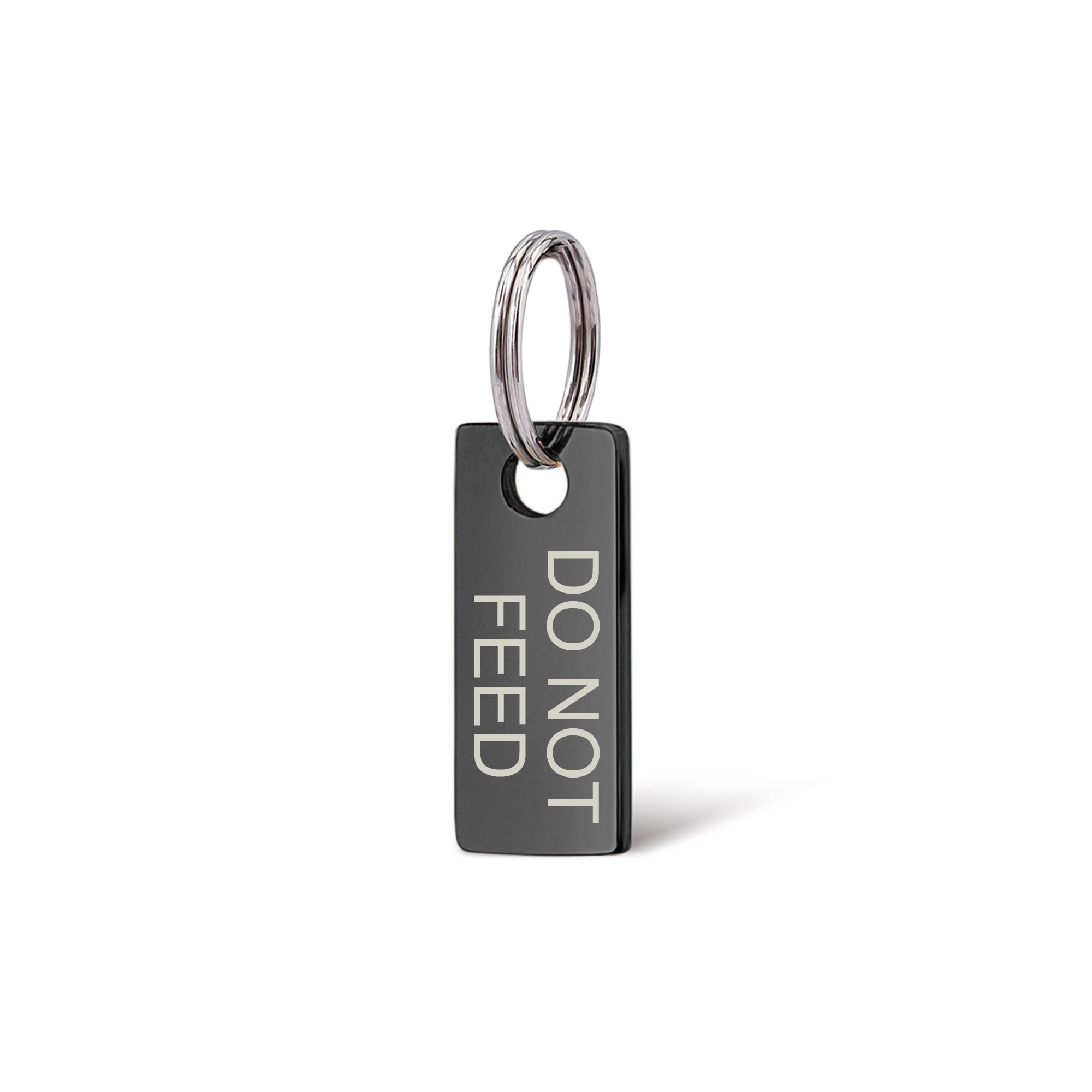Add-on Mini Rectangle Stainless Steel Pet ID Dog Tag