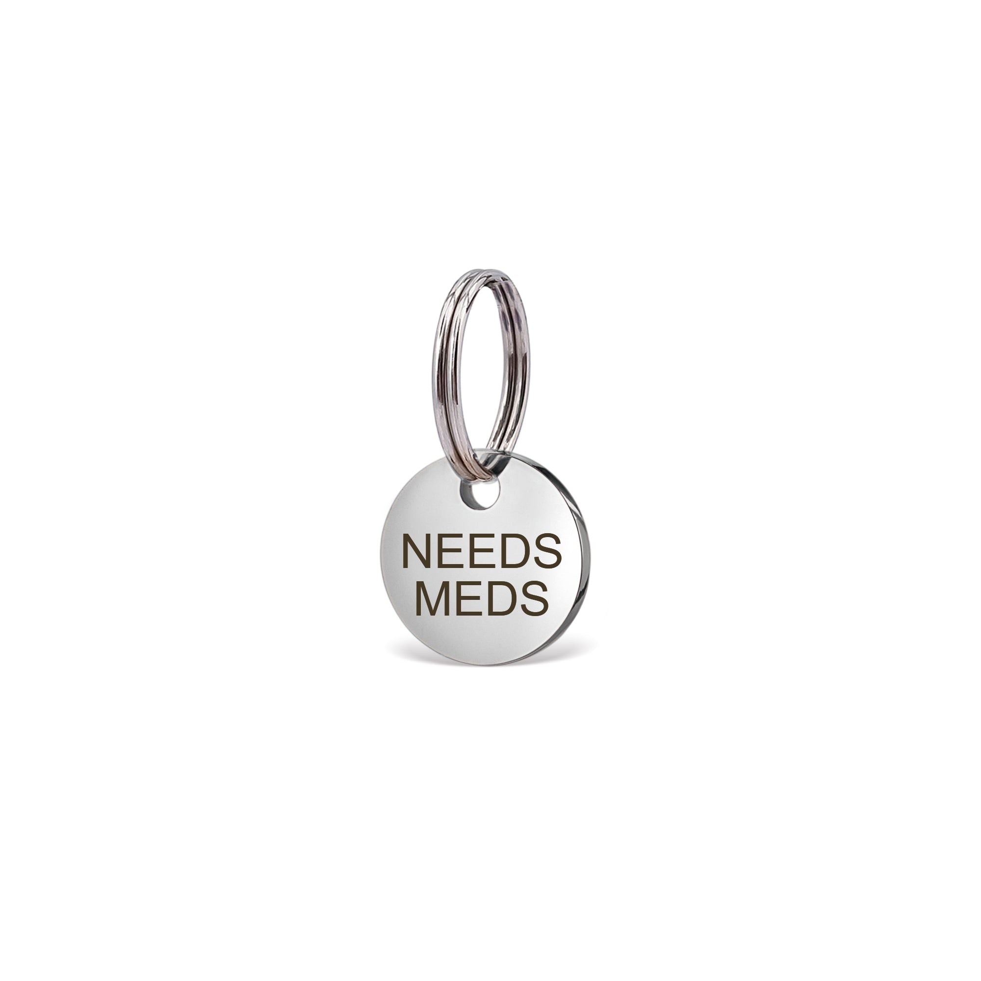 Add-on Mini Rectangle Stainless Steel Pet ID Dog Tag
