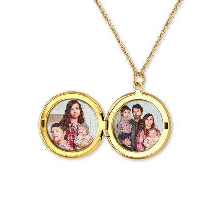 Build Your Own Bouquet Photo Locket Necklace