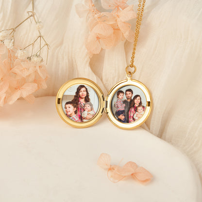 Build Your Own Bouquet Photo Locket Necklace