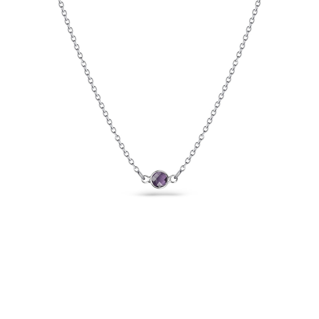 Birthstone Connector Charm Necklace