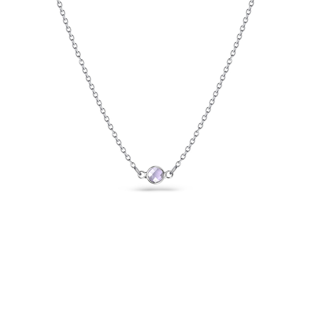 Birthstone Connector Charm Necklace
