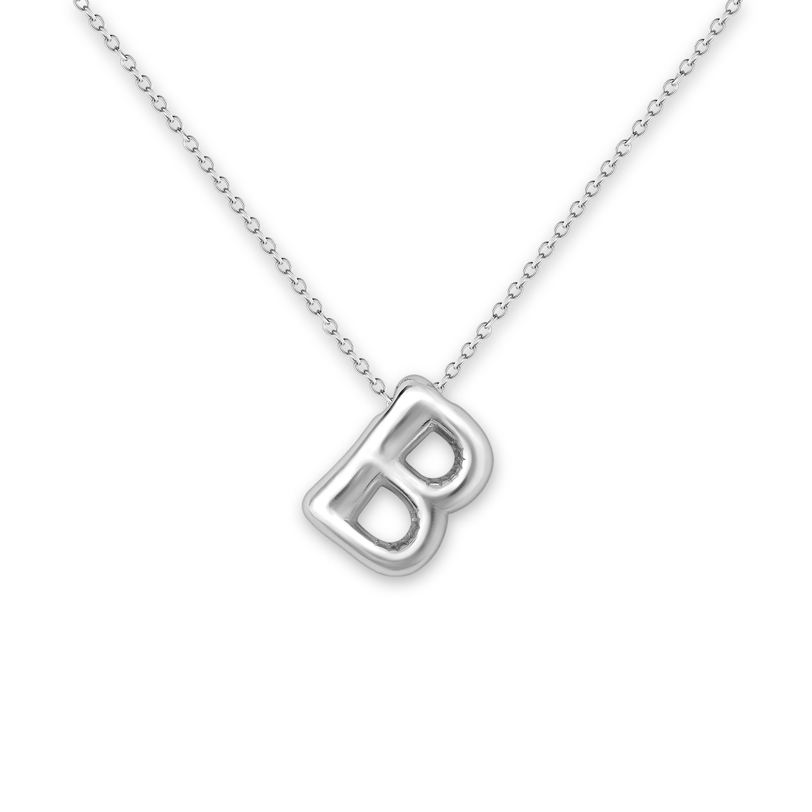 Bubble Balloon Letter Necklace