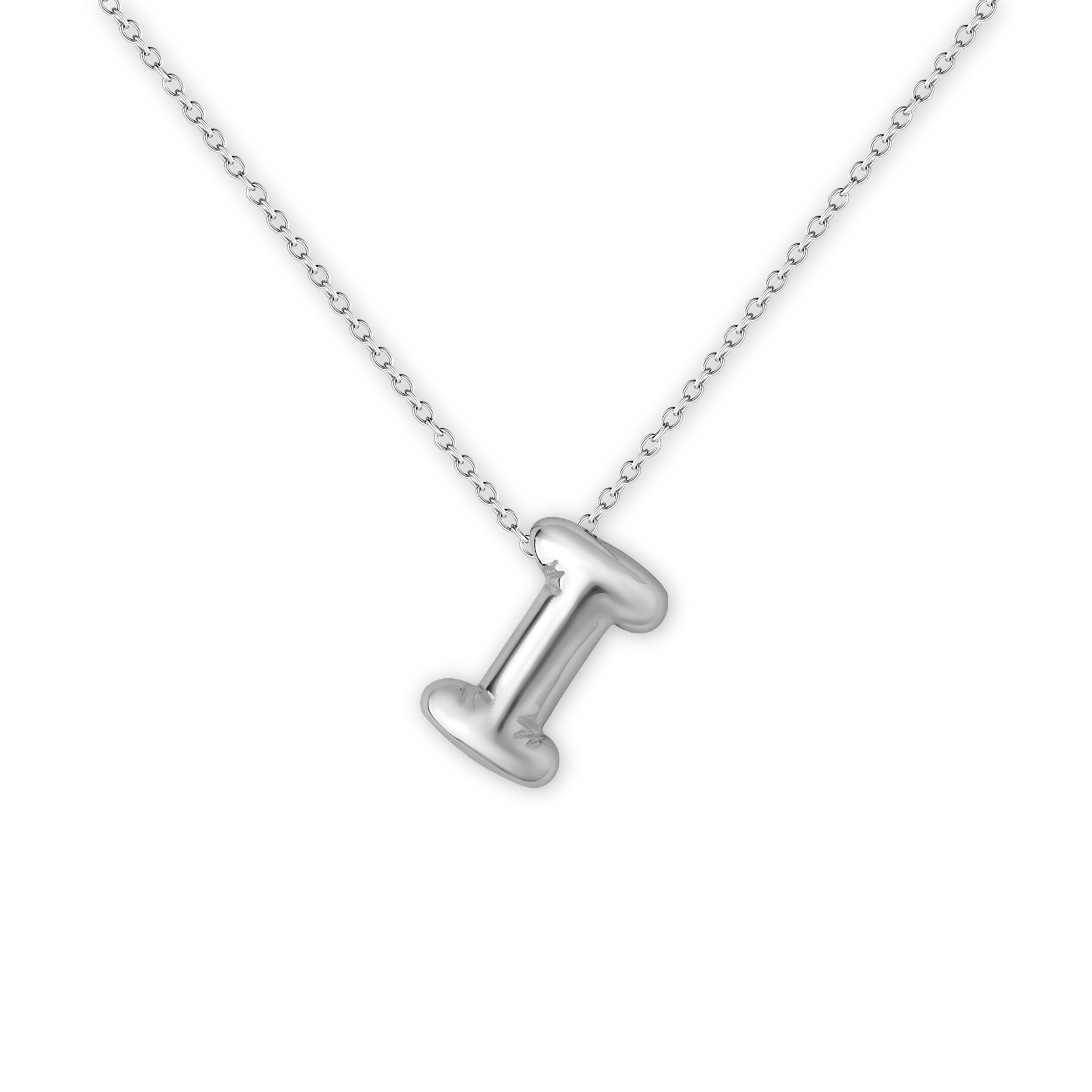 Bubble Balloon Letter Necklace