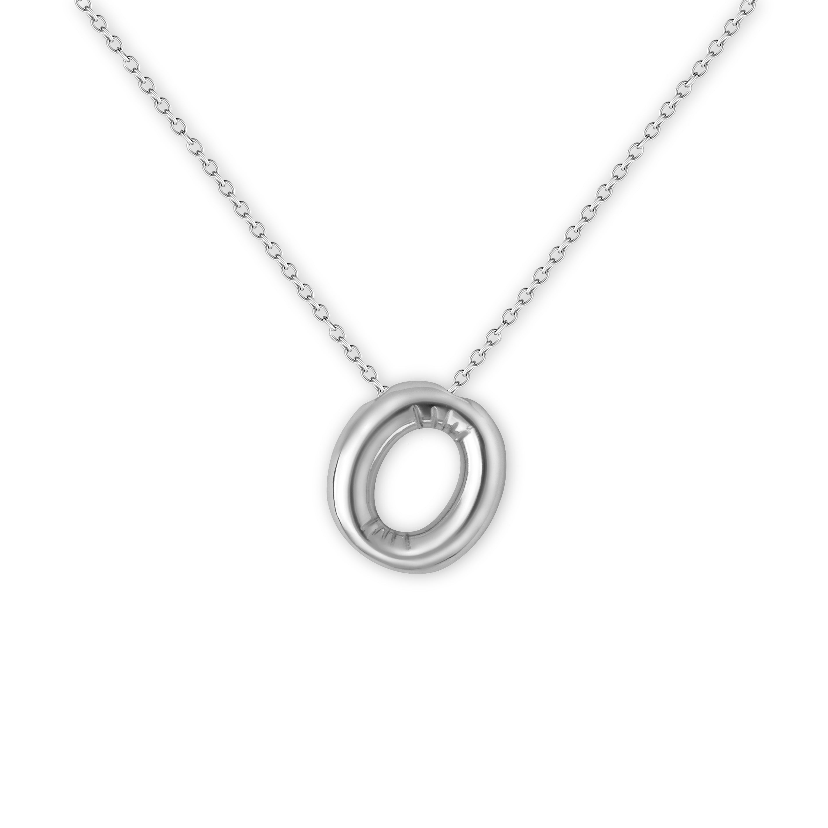 Bubble Balloon Letter Necklace