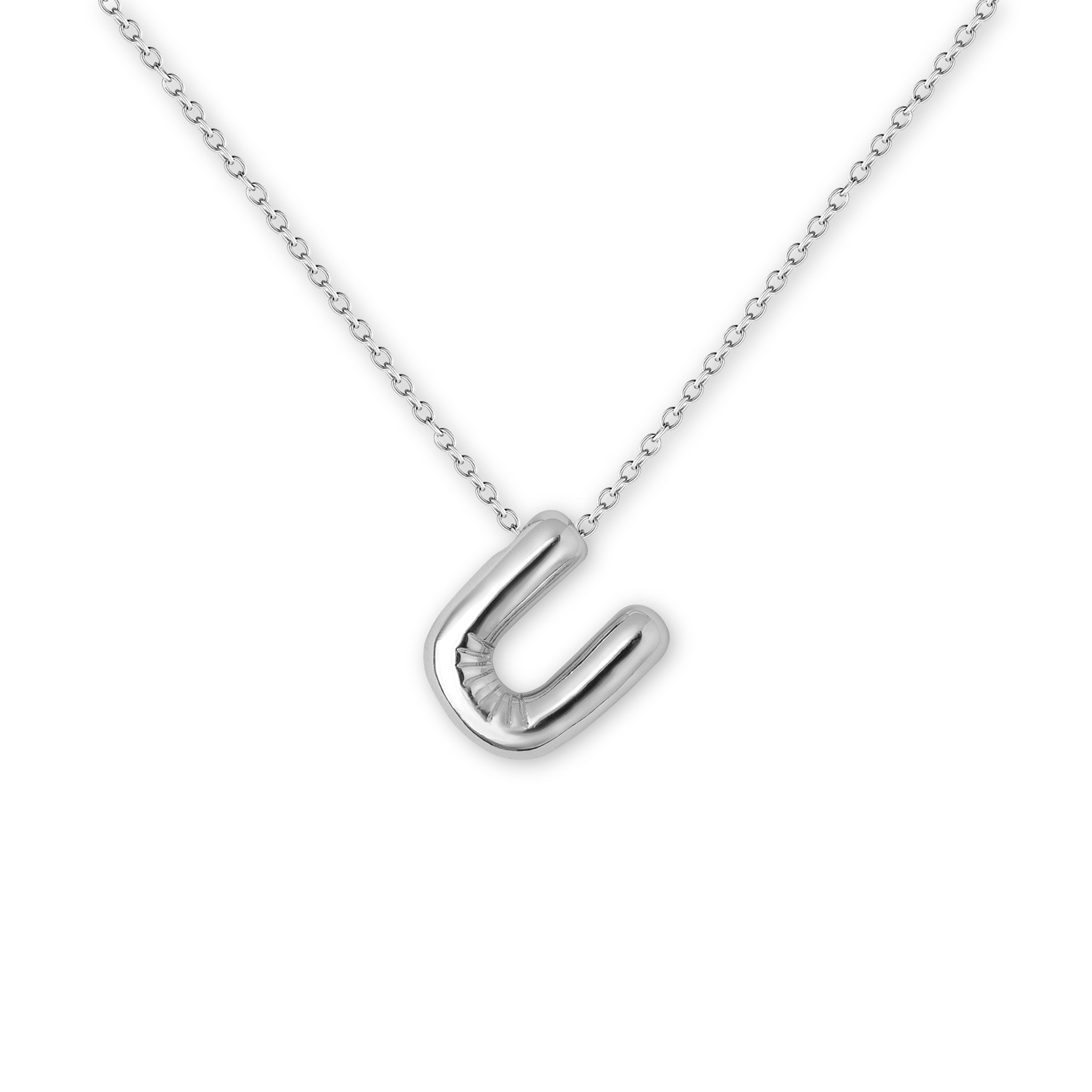 Bubble Balloon Letter Necklace