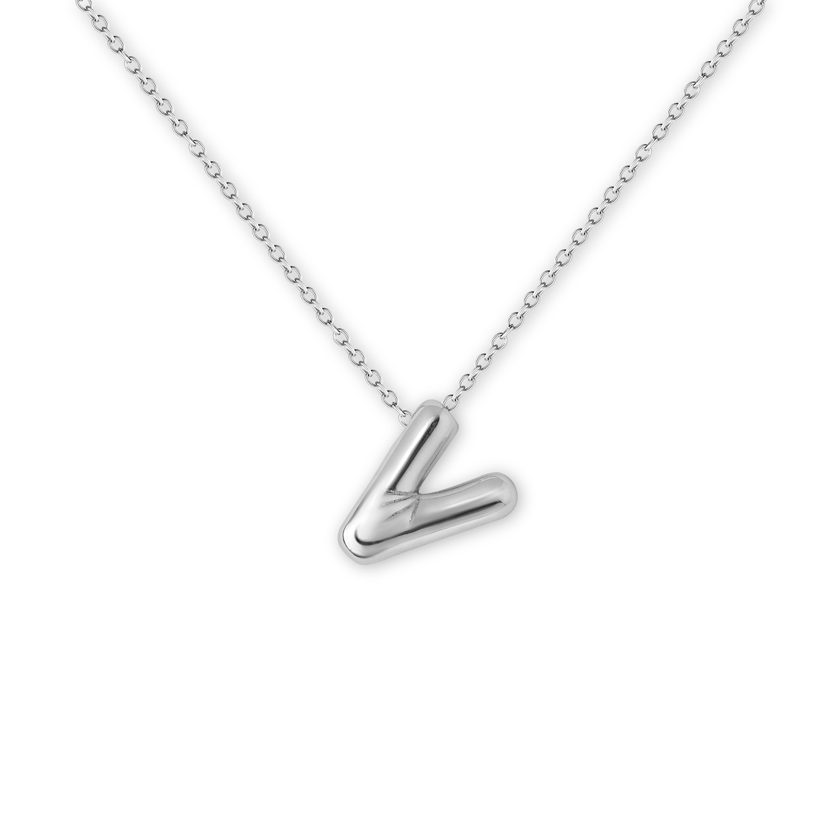 Bubble Balloon Letter Necklace