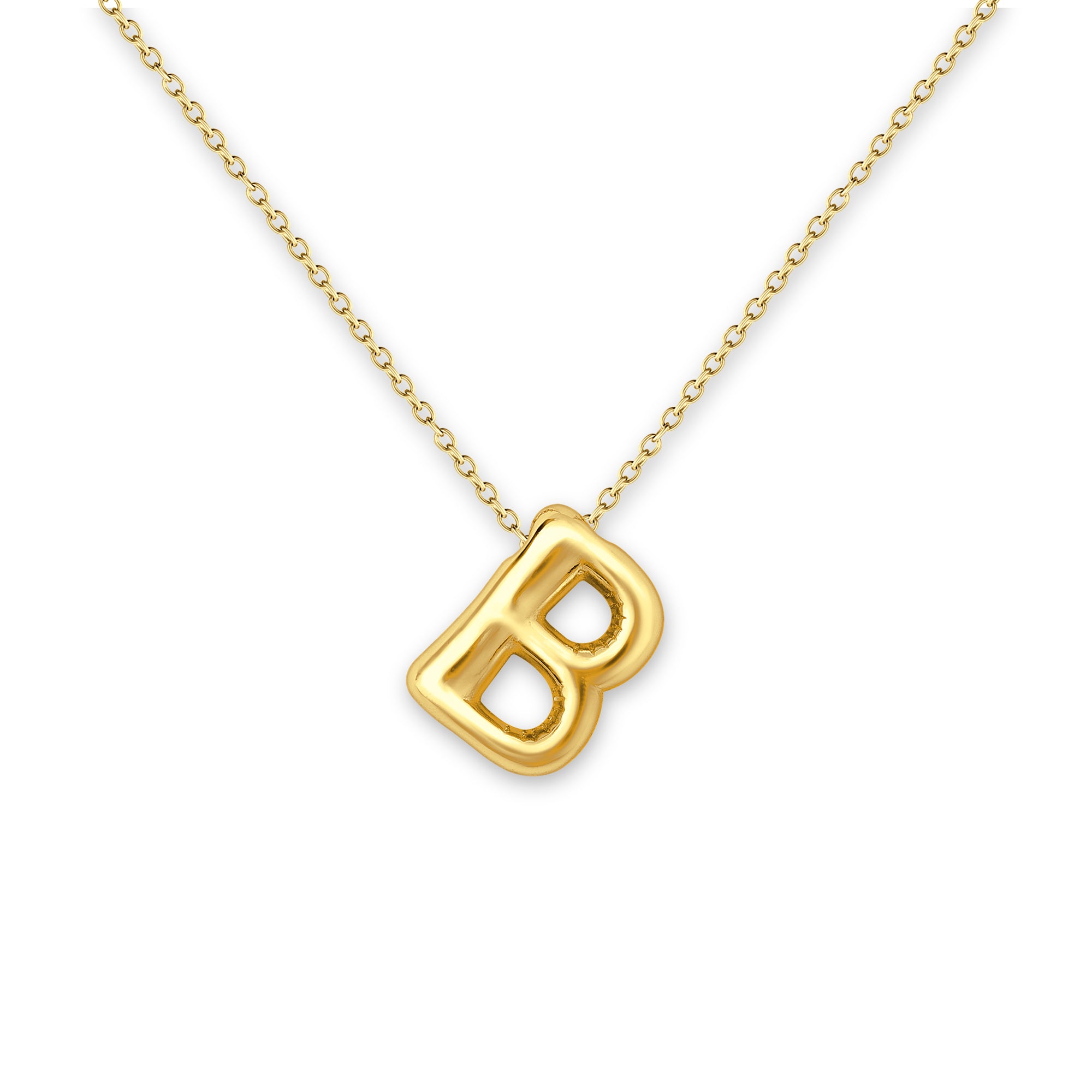Bubble Balloon Letter Necklace