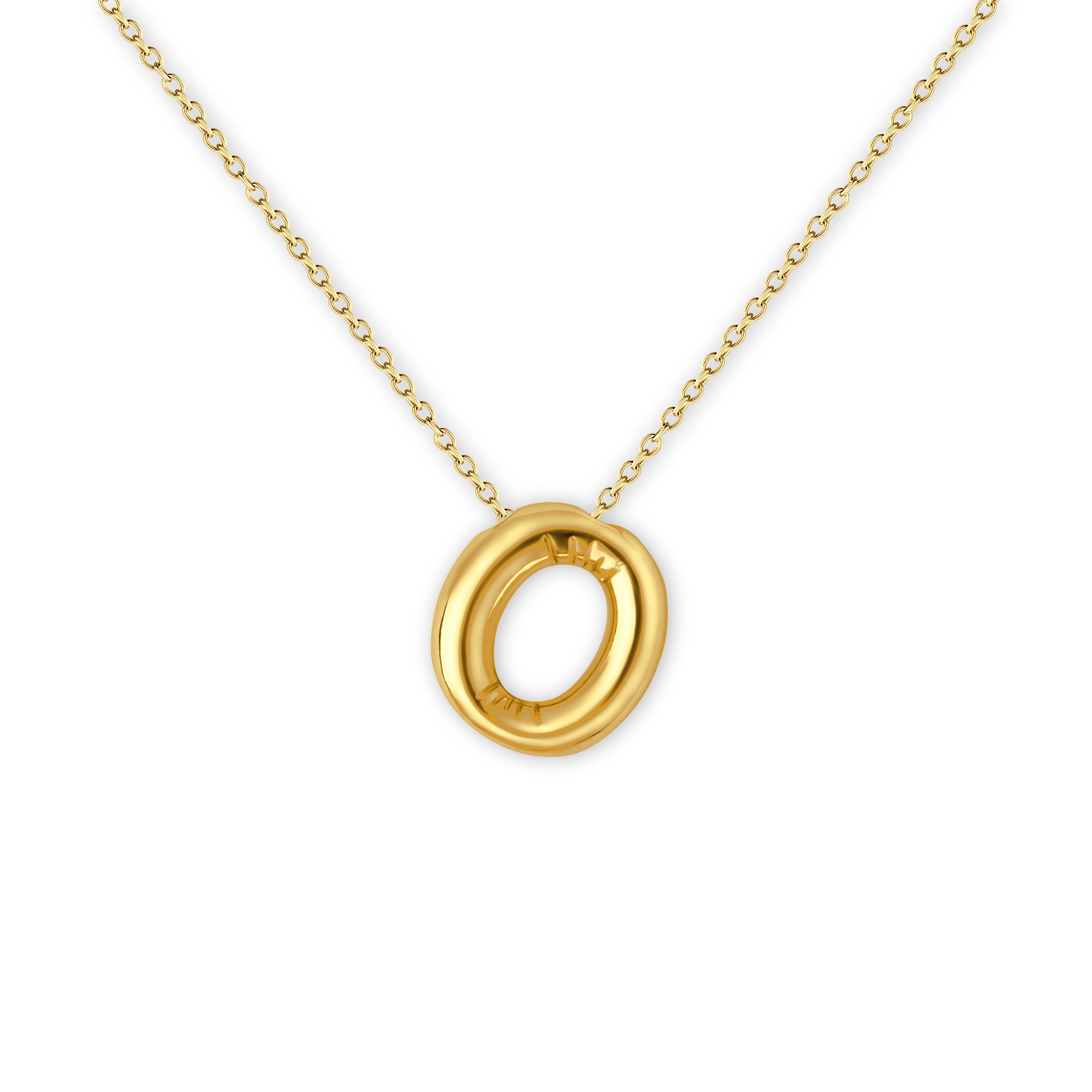 Bubble Balloon Letter Necklace