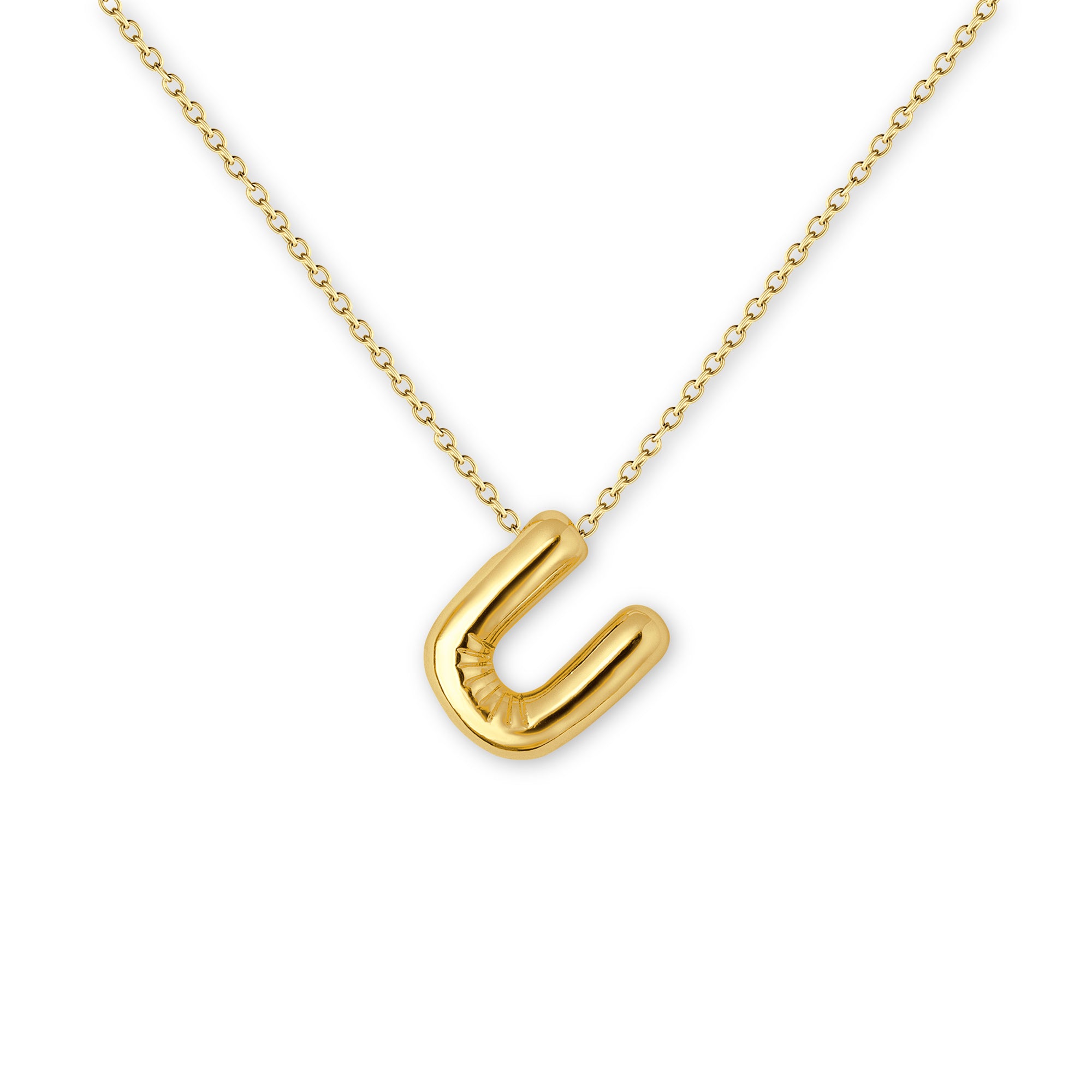 Bubble Balloon Letter Necklace