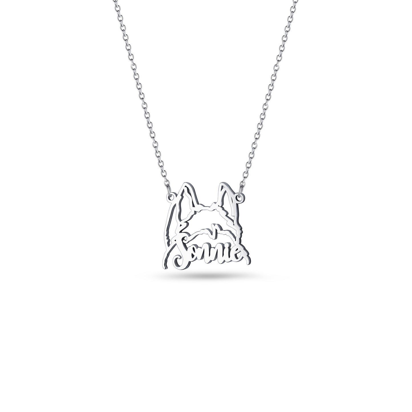 Personalized Pet Ears Necklace