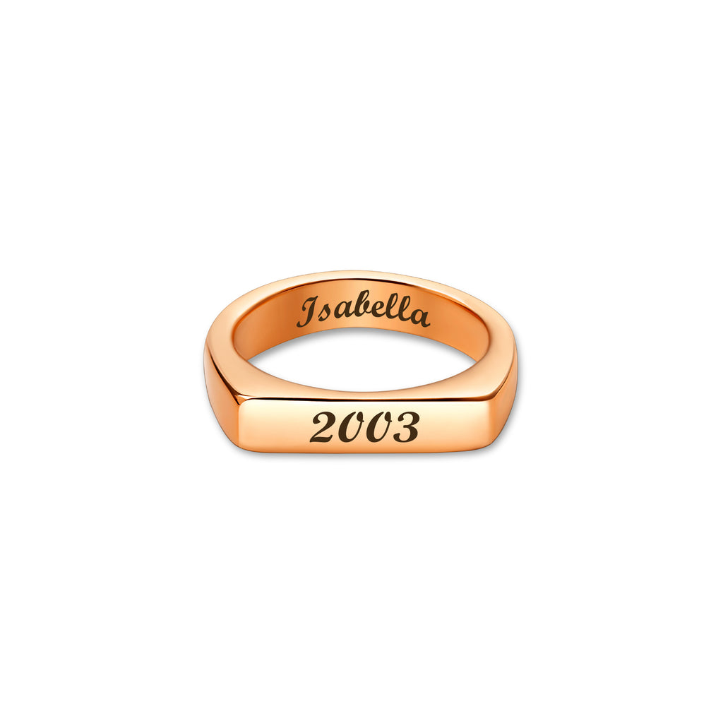 Custom Class Graduation Bar Ring