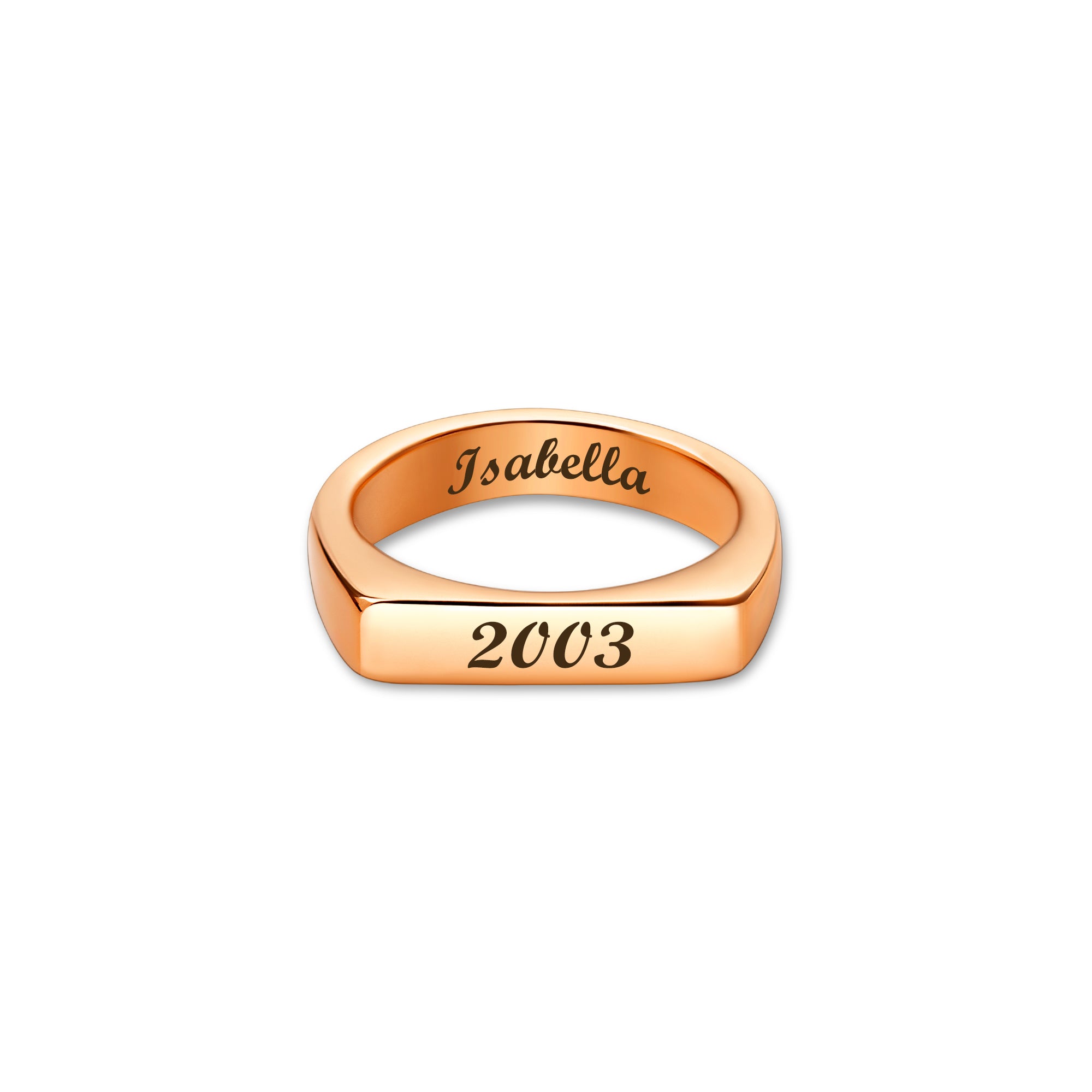Custom Class Graduation Bar Ring