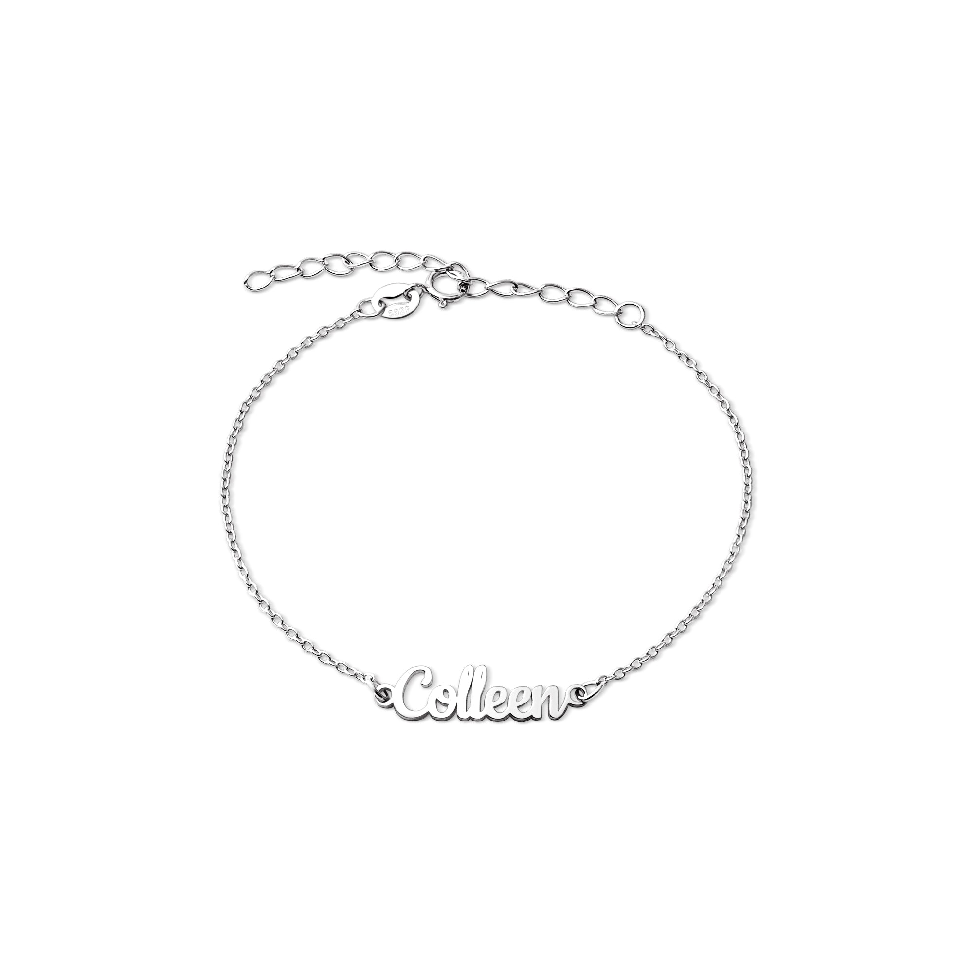 Sterling Silver Name Bracelet