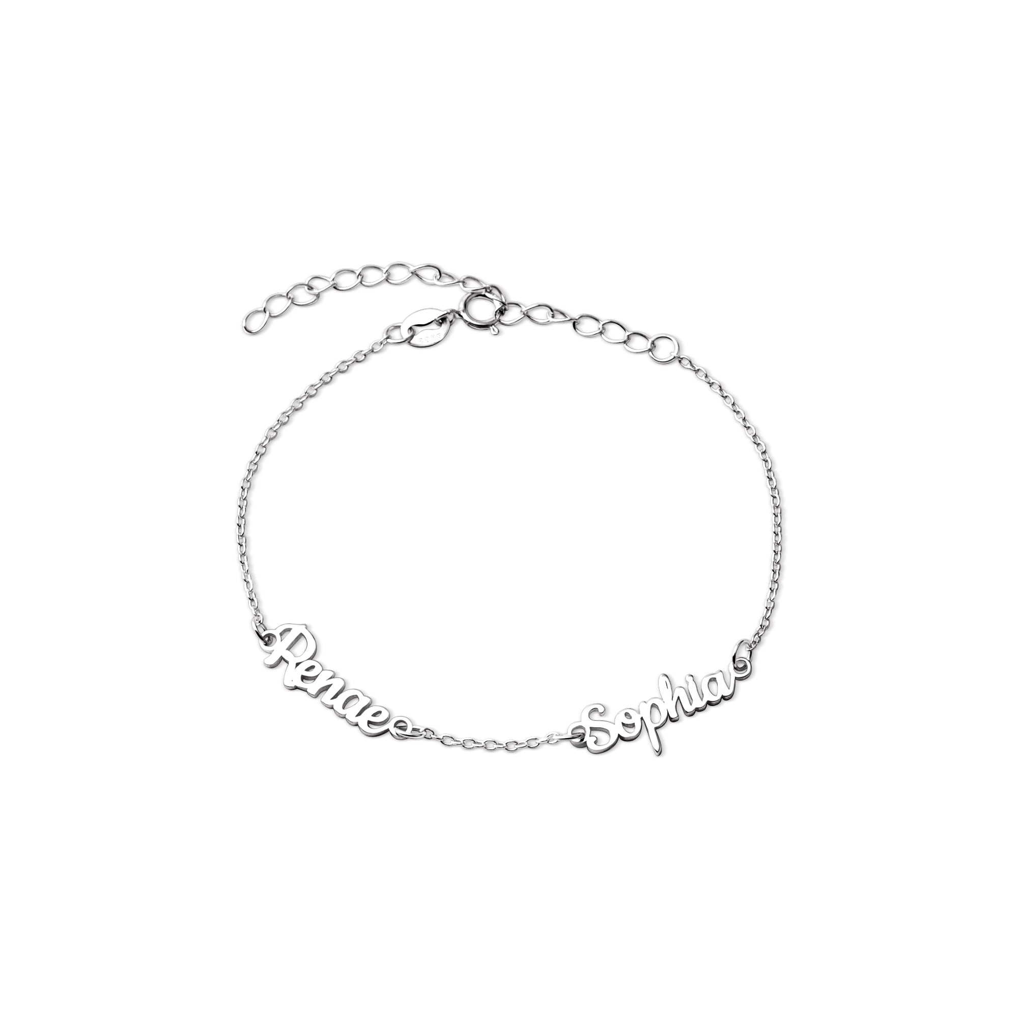 Sterling Silver Name Bracelet