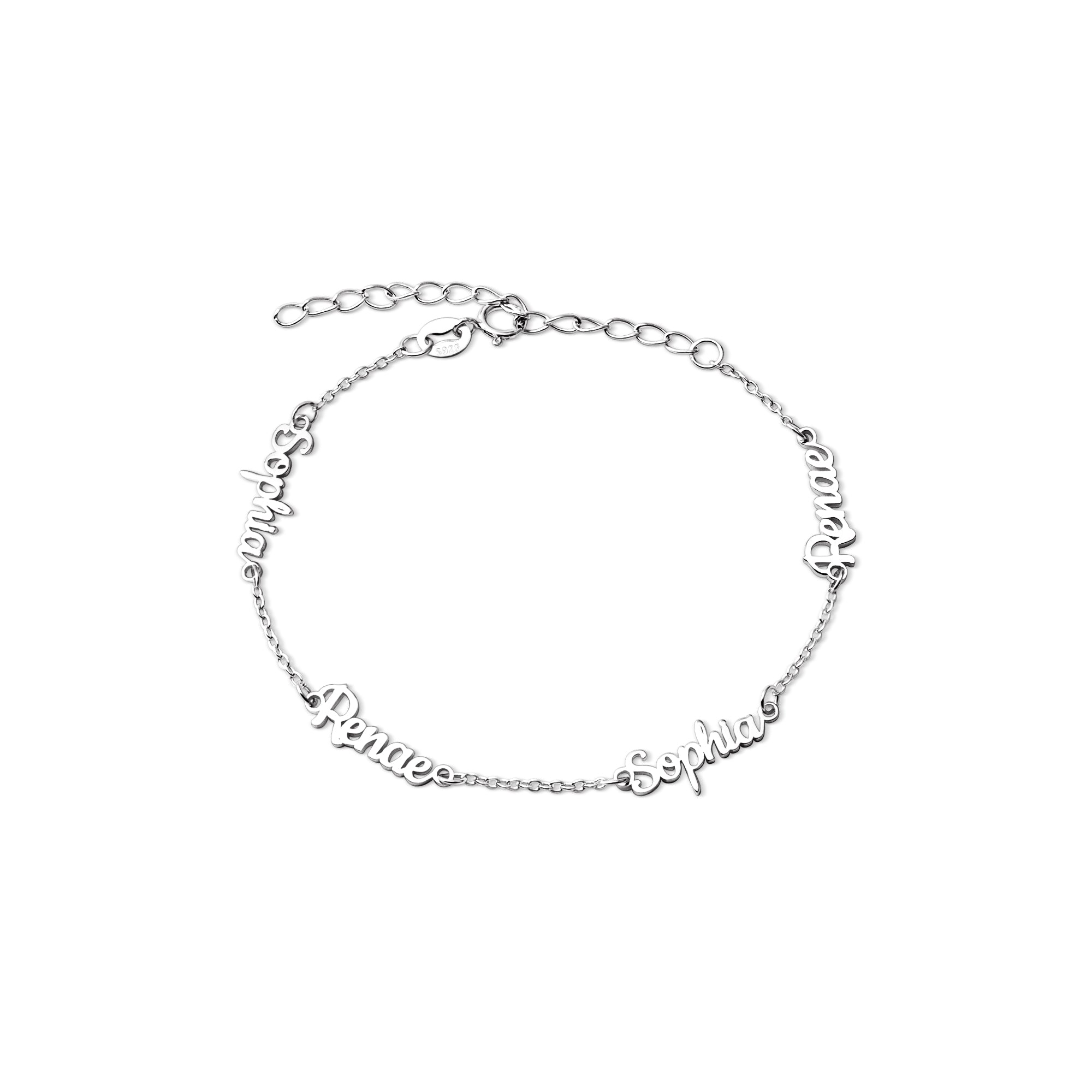 Sterling Silver Name Bracelet