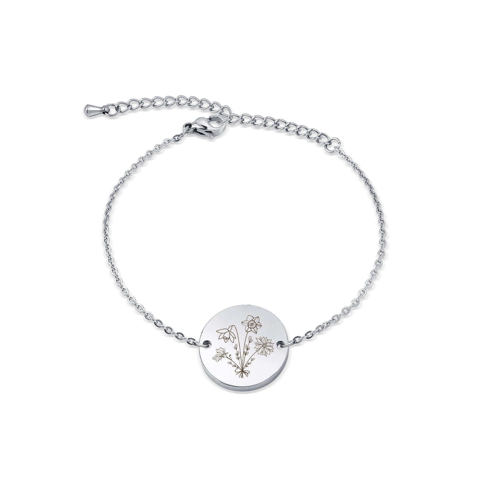 Custom Build Your Own Bouquet 18MM Charm Bracelet