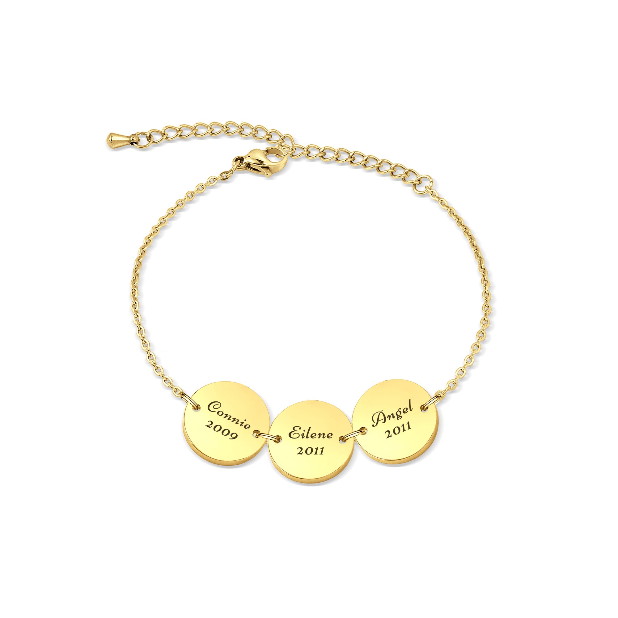 Personalized Multi-Charm Bracelet