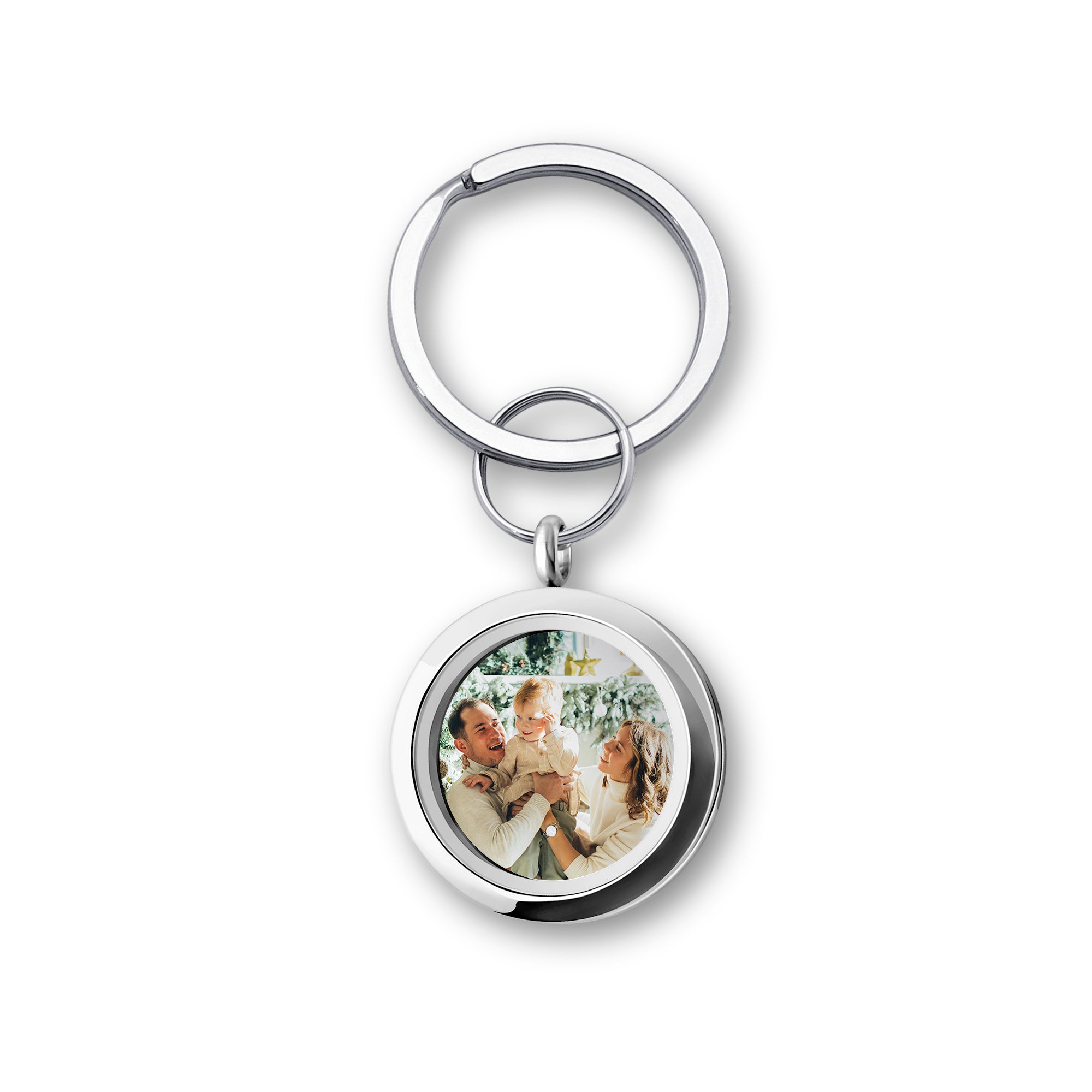 Pet Memorial Photo Locket Key Chain