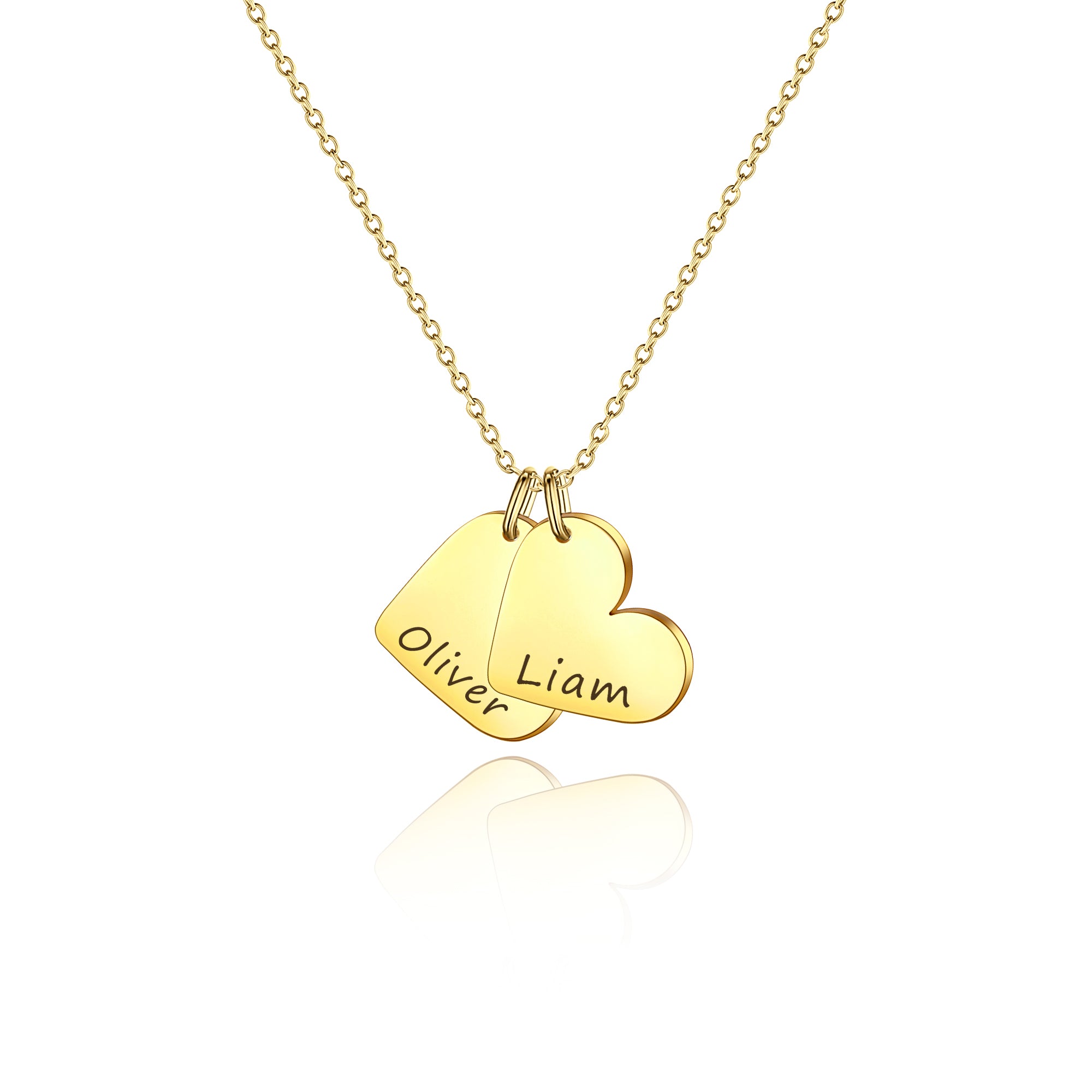 Personalized Mini Heart Necklace