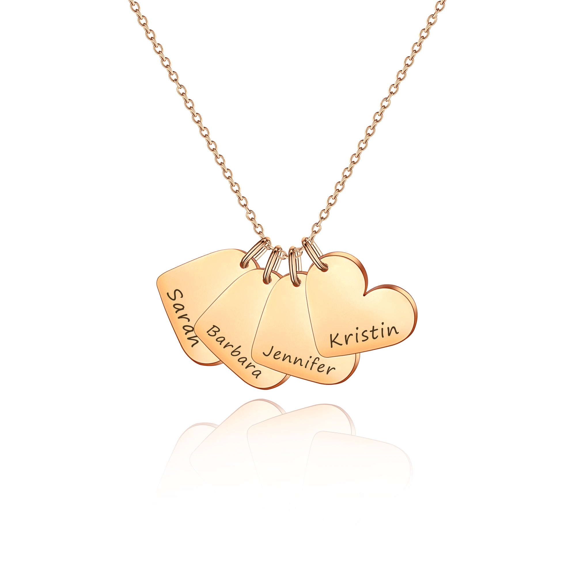 Personalized Mini Heart Necklace
