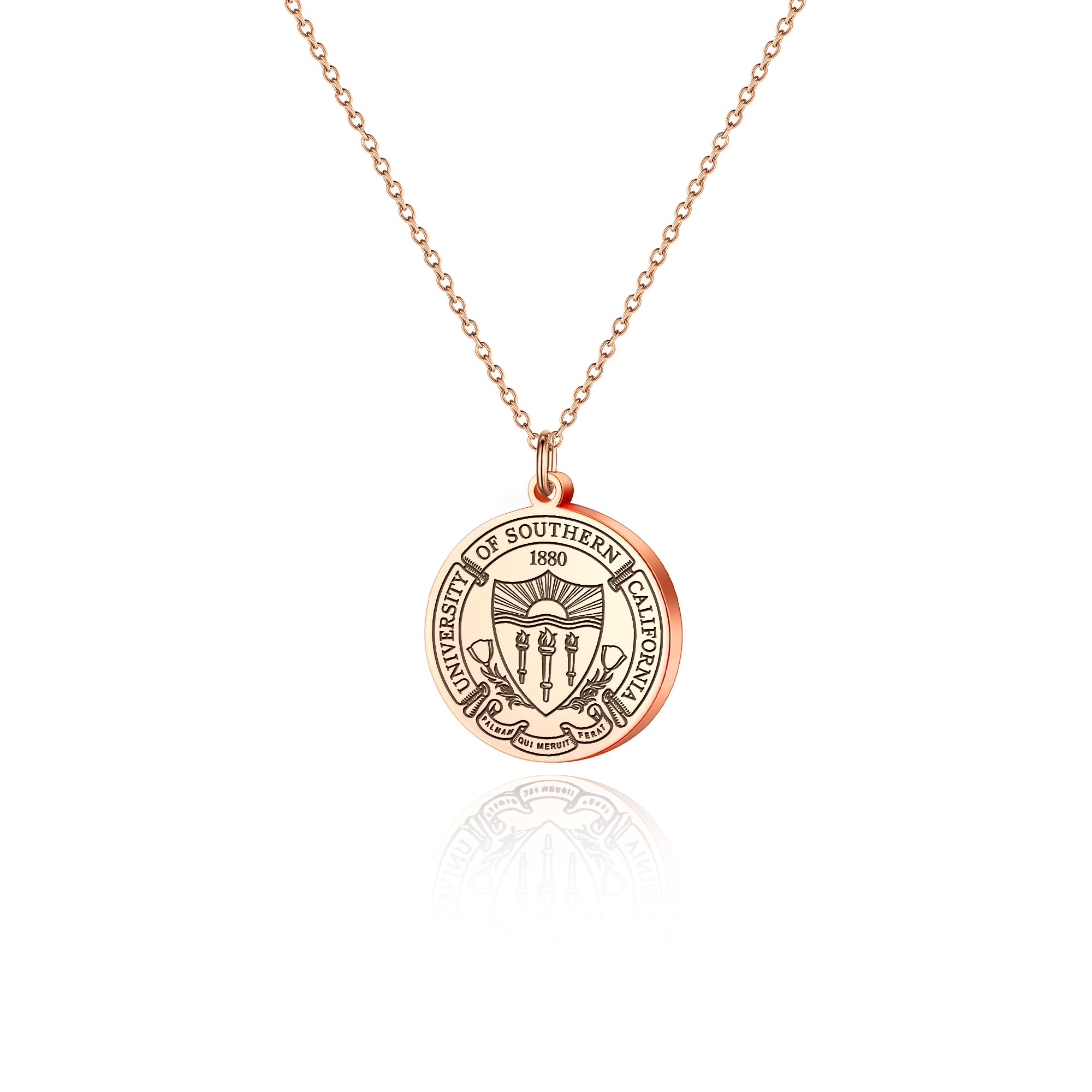 Personalized College Logo Graduation Necklace