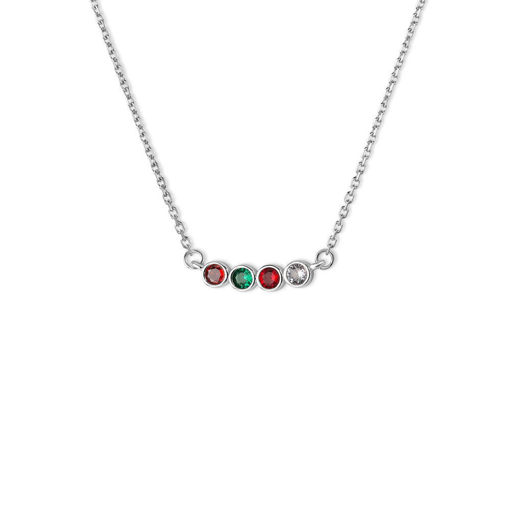 Personalized Family Birthstone Necklace