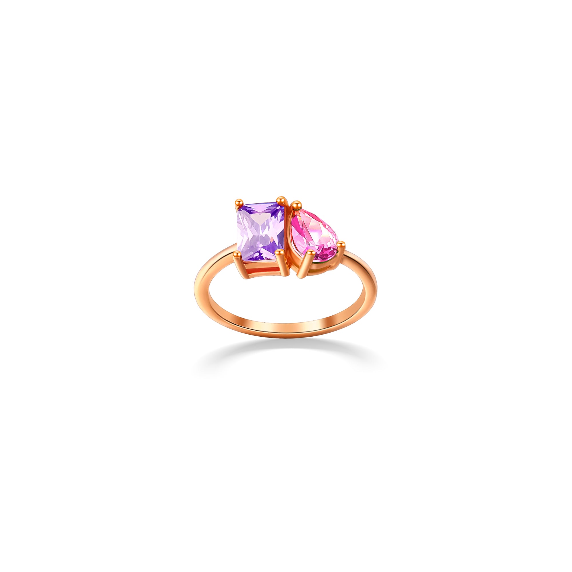 Toi et Moi Gemstone Ring