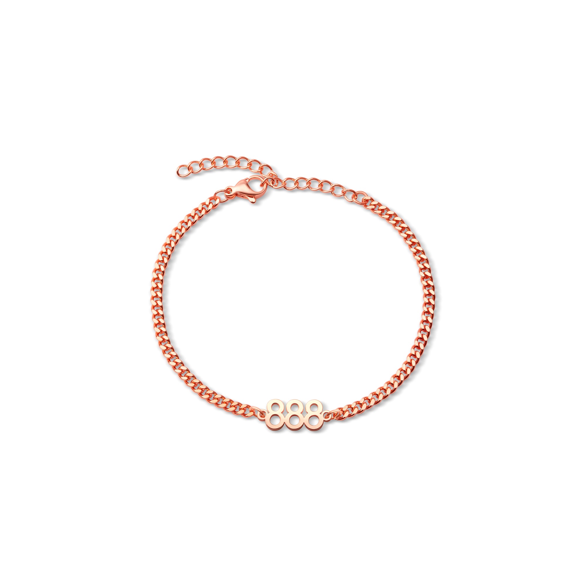 Angel Number Bracelet with Curb Chain