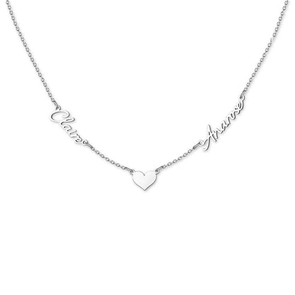 Two Name Couple's Necklace