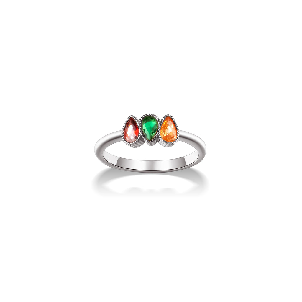Waterdrop Birthstone Ring