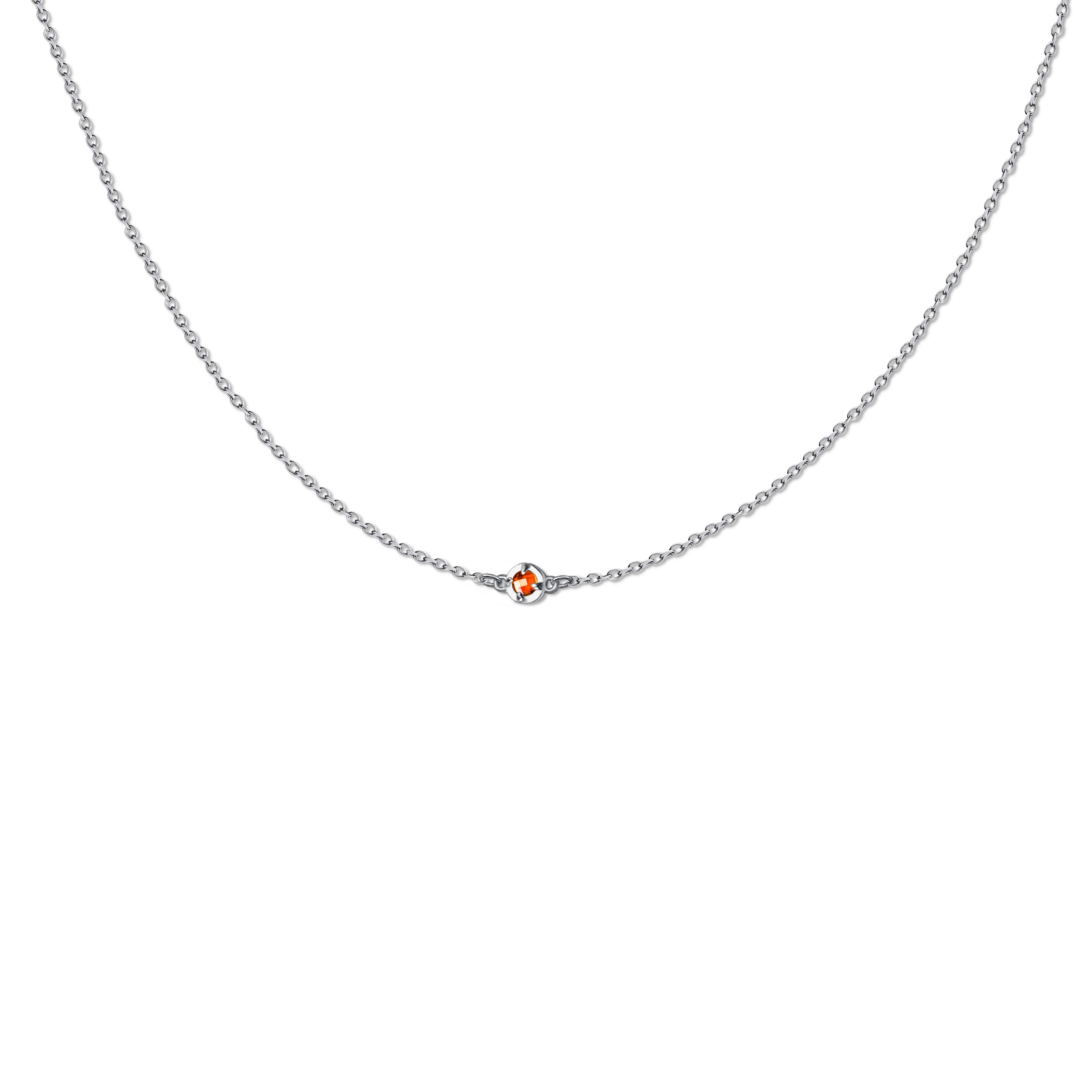 Custom 4mm Birthstone Necklace