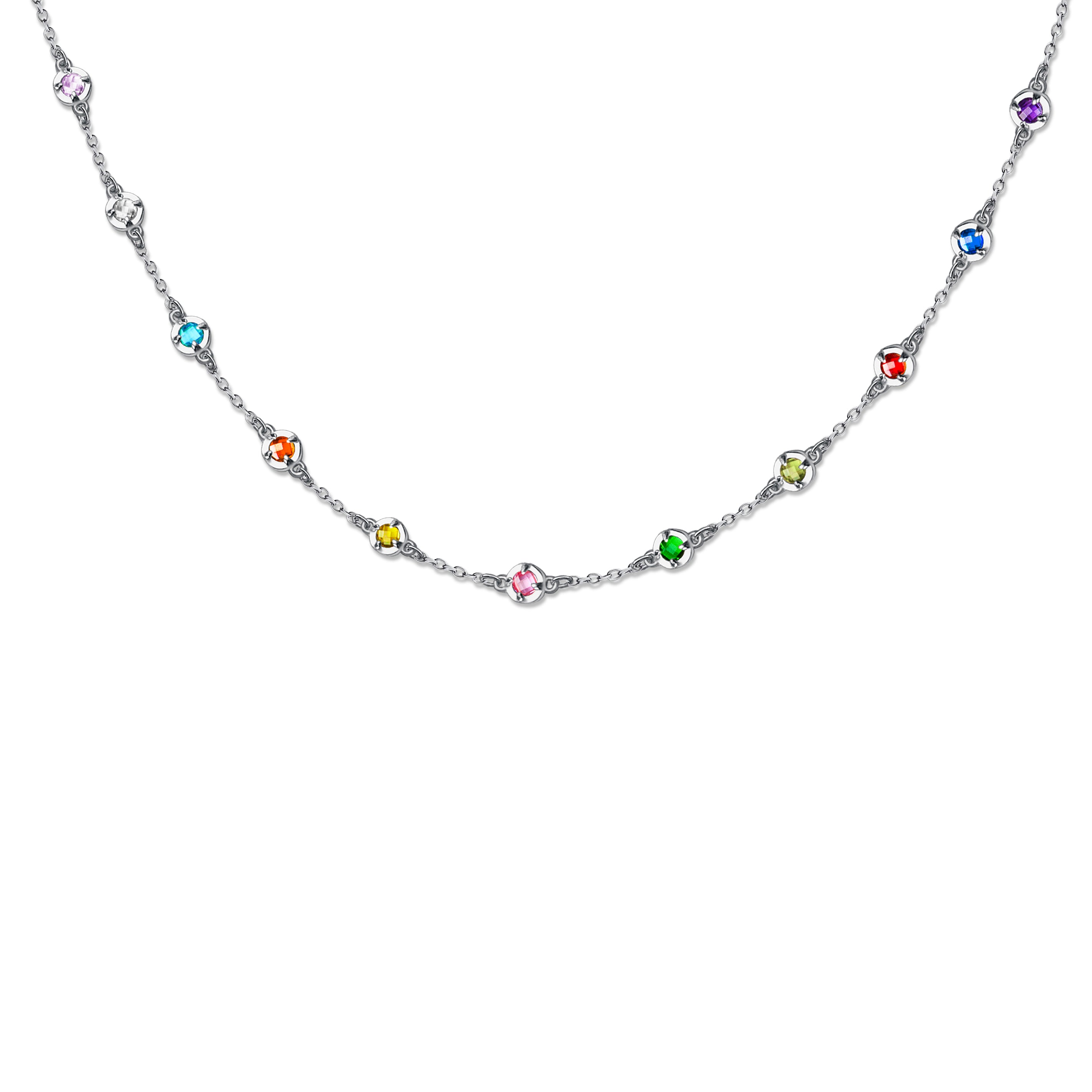 Multi Birthstone Necklace