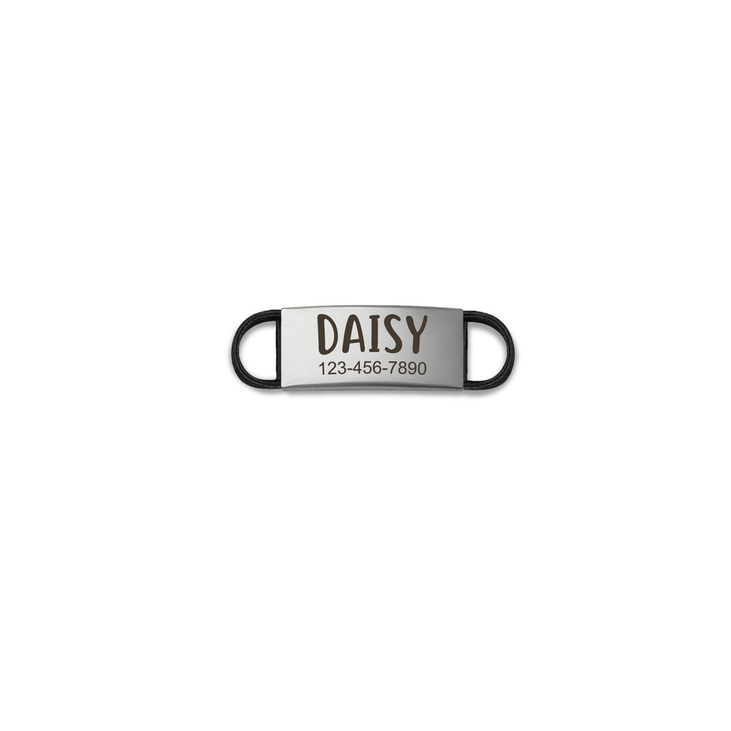 Custom Name Fabric Silent Slide-On Pet Tag