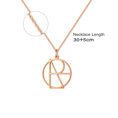 Unique Design Name Logo Necklace