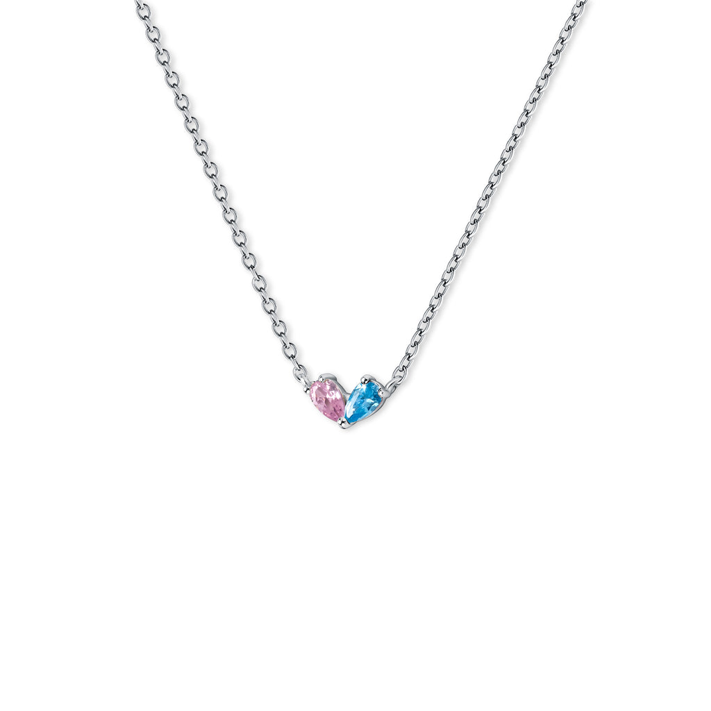 Birthstone Heart Necklace