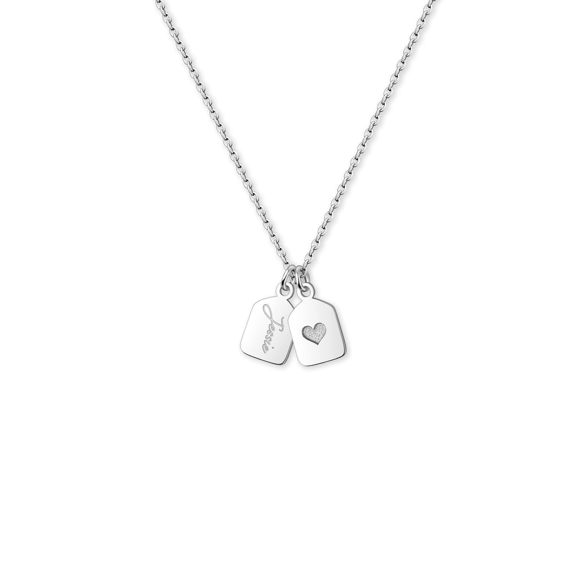 Custom Name Mini Tag Sterling Silver Bar Necklace – Anavia Jewelry 