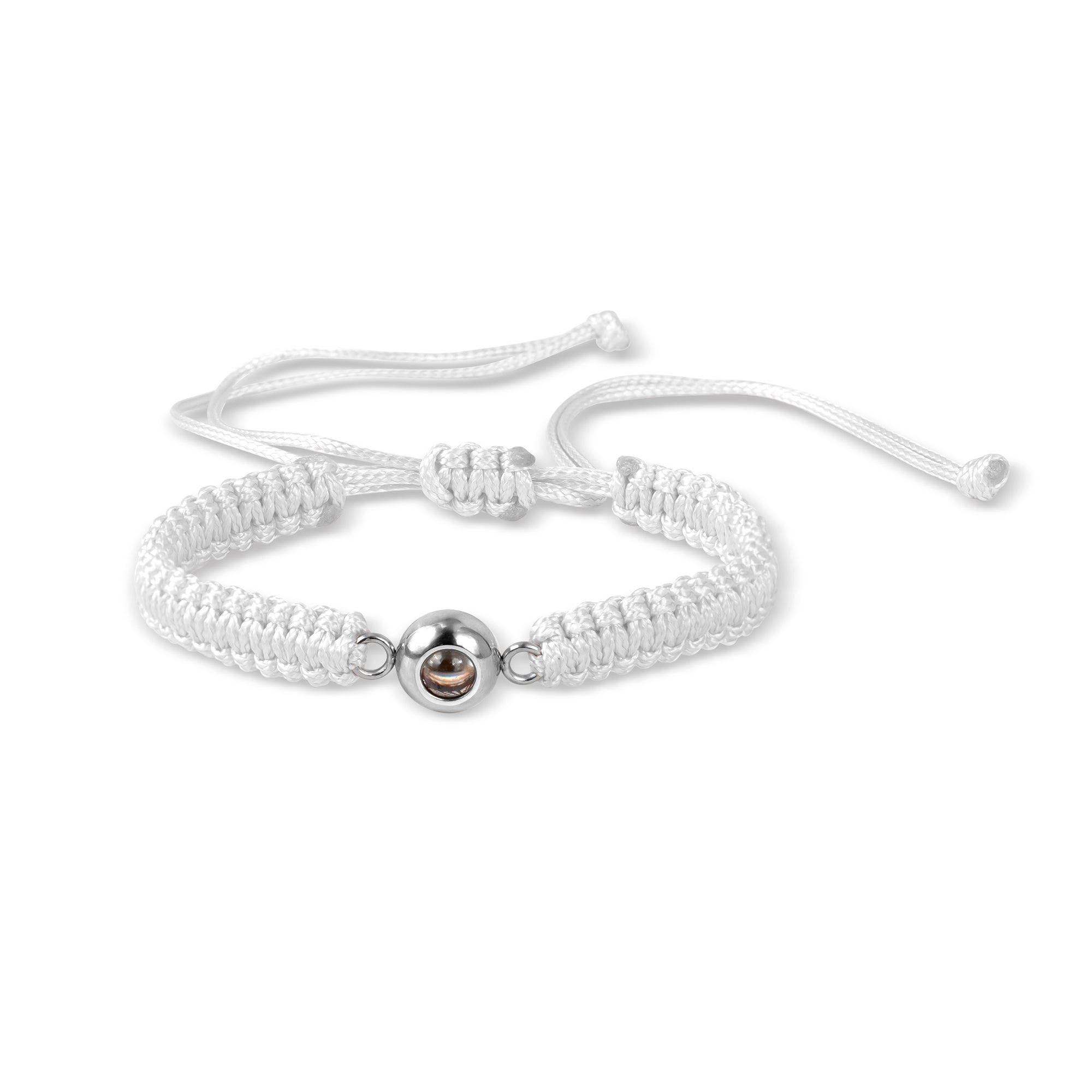 Custom Photo Projection Rope Bracelet