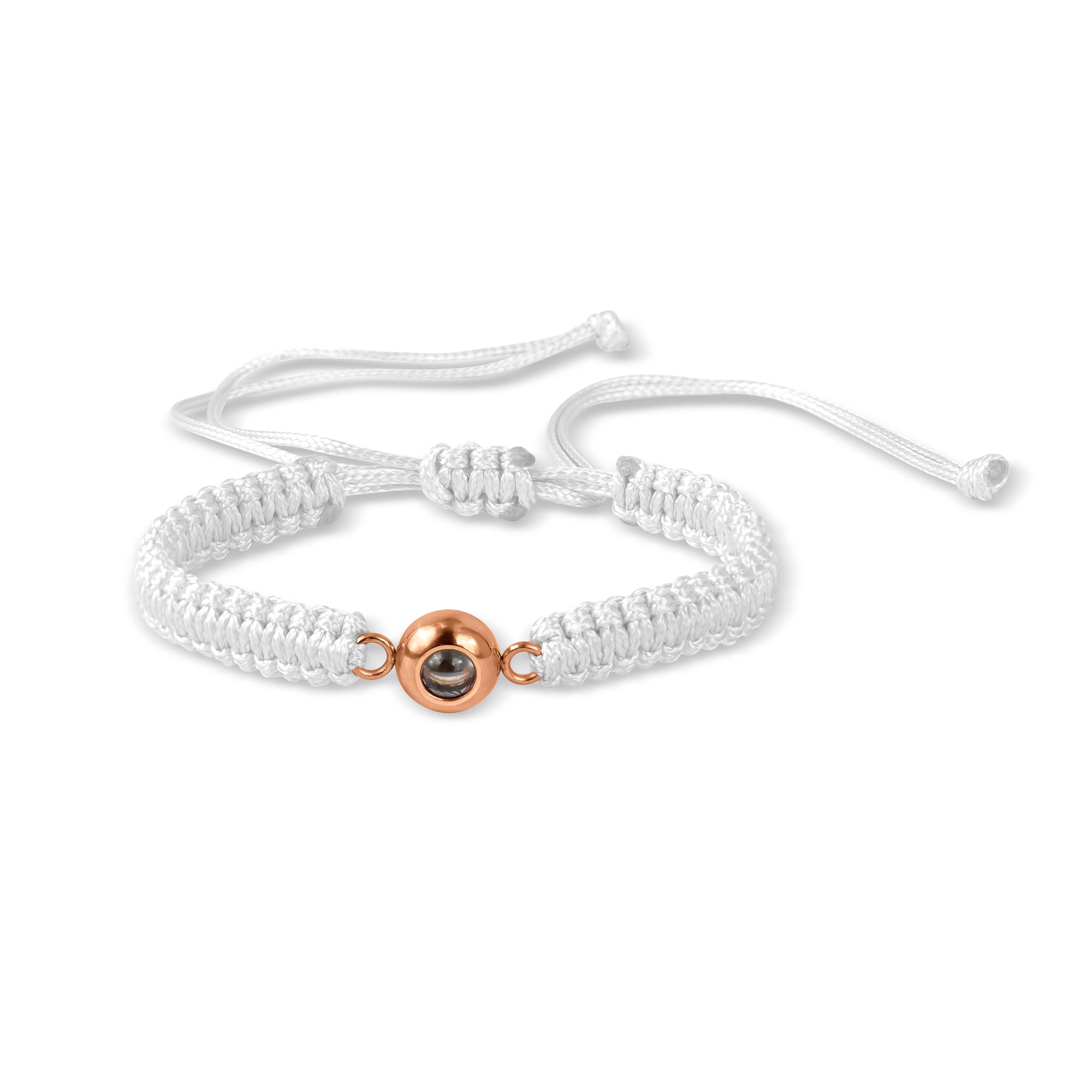 Custom Photo Projection Rope Bracelet