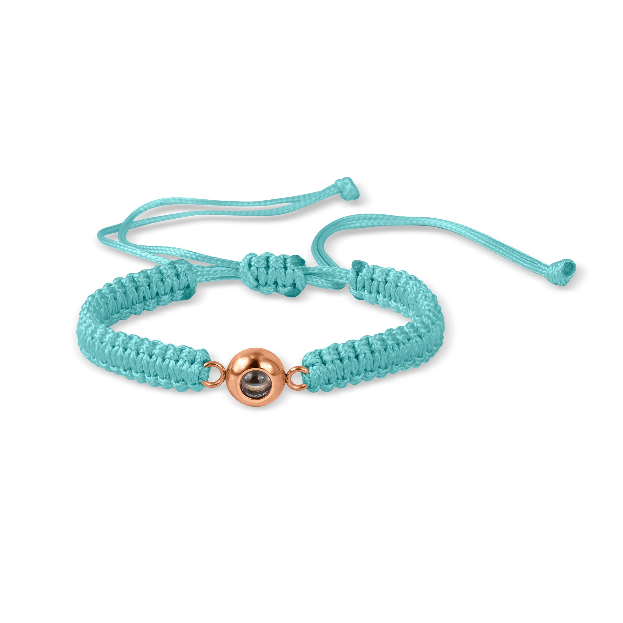 Custom Photo Projection Rope Bracelet