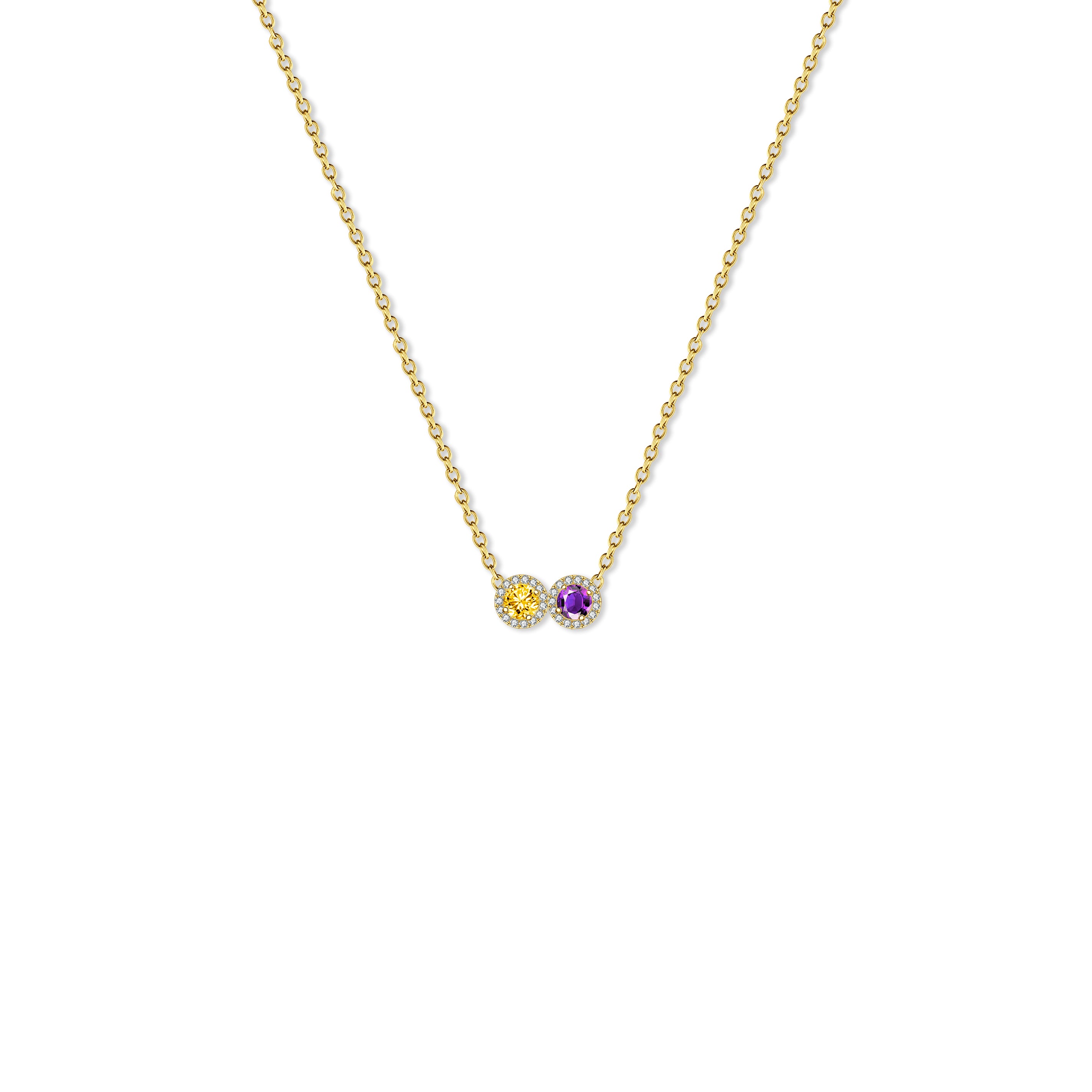 Sparkling Birthstone Necklace