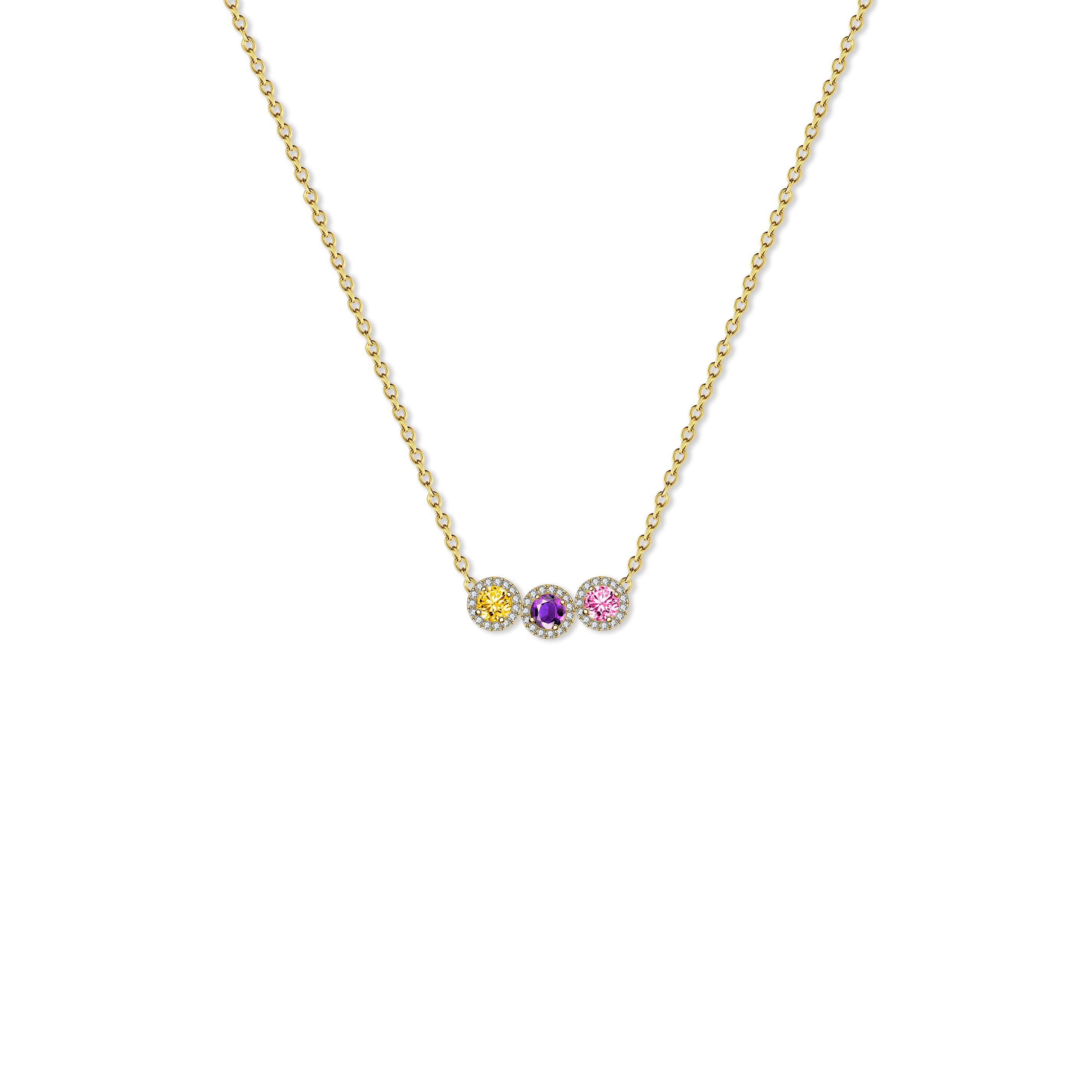 Sparkling Birthstone Necklace