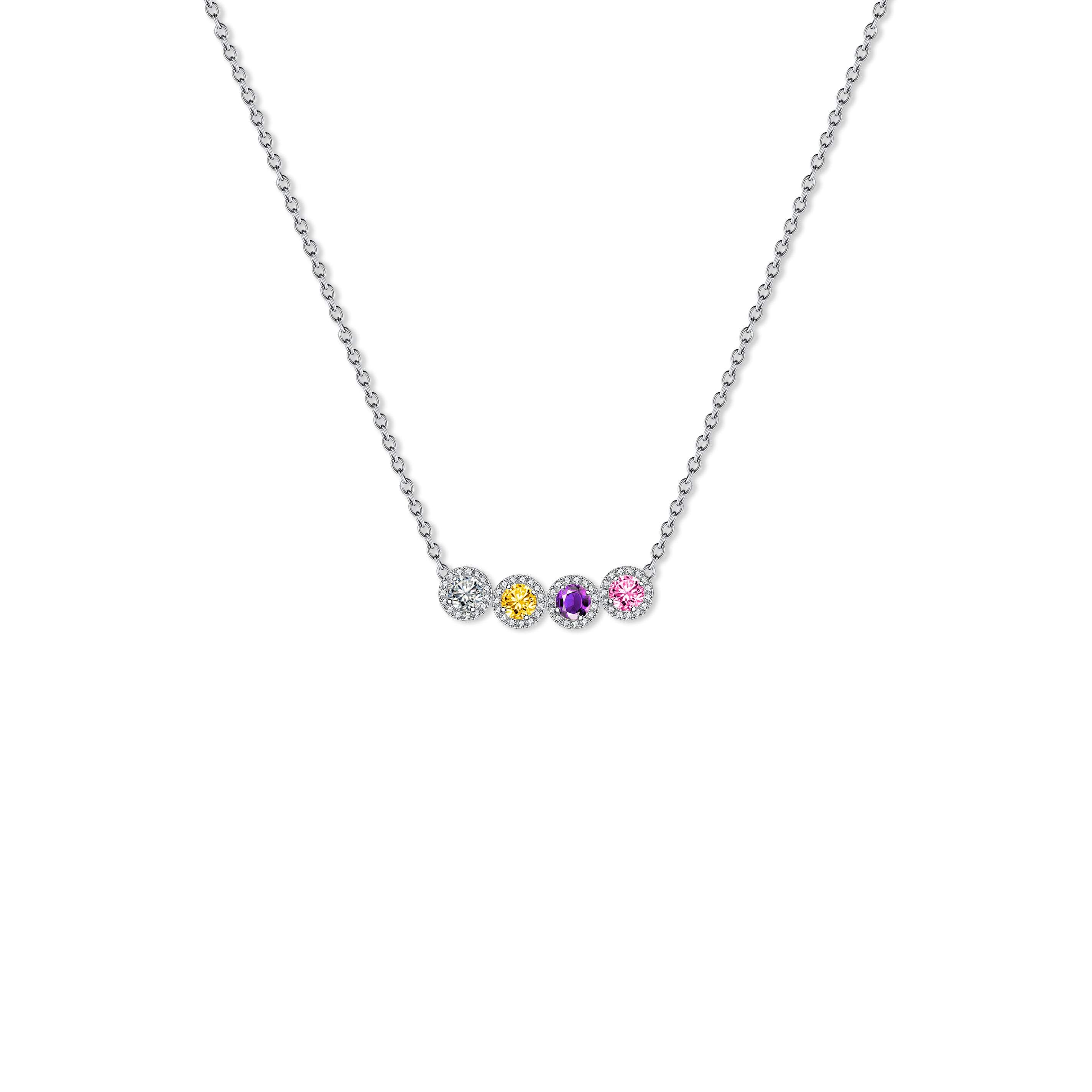 Sparkling Birthstone Necklace