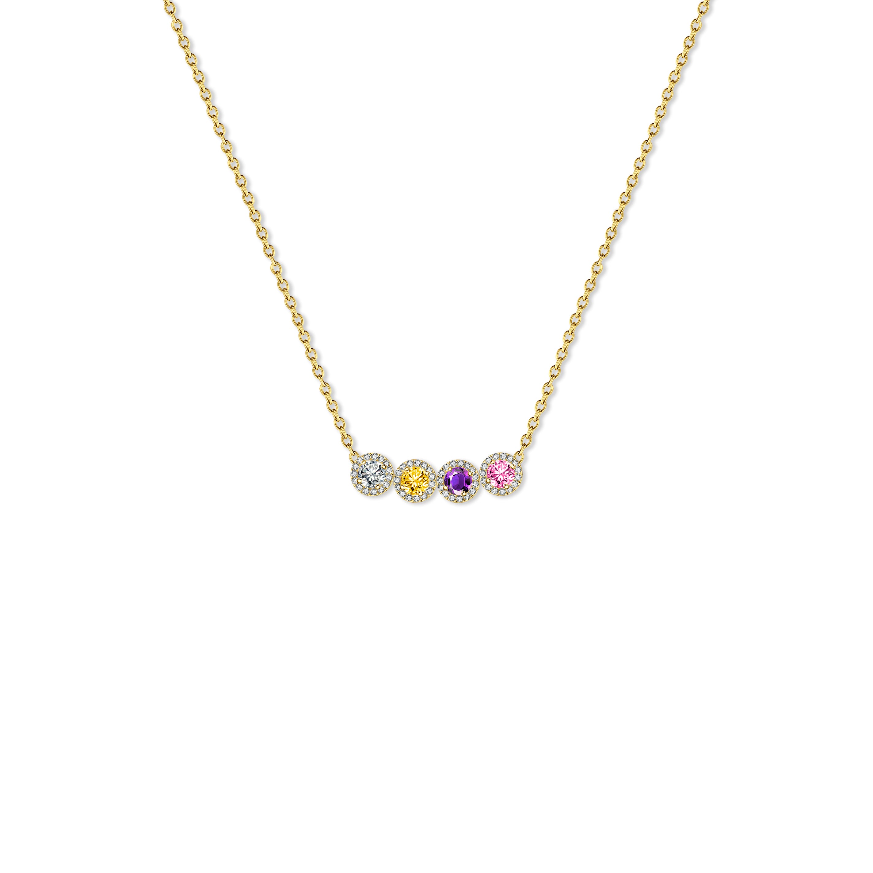Sparkling Birthstone Necklace
