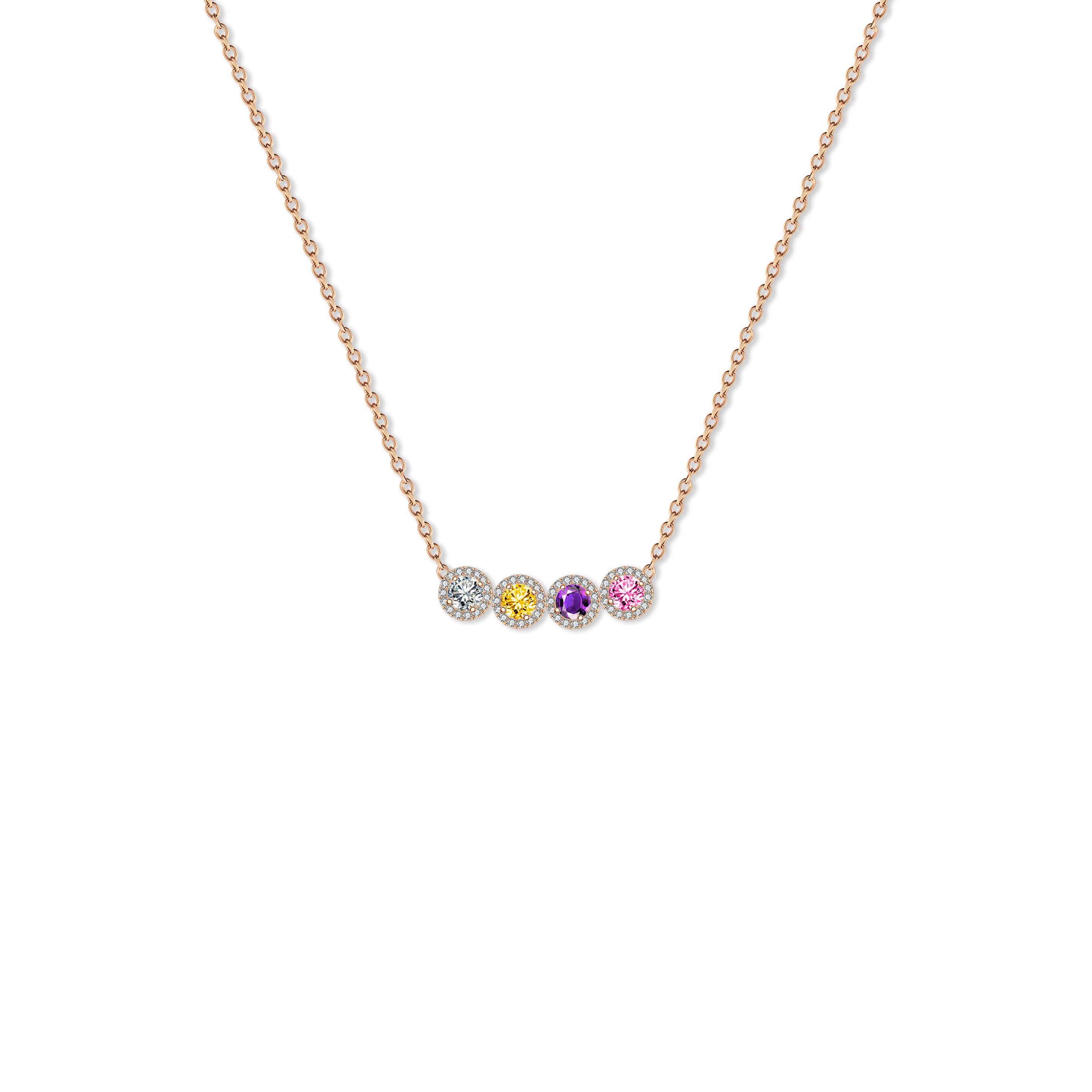 Sparkling Birthstone Necklace