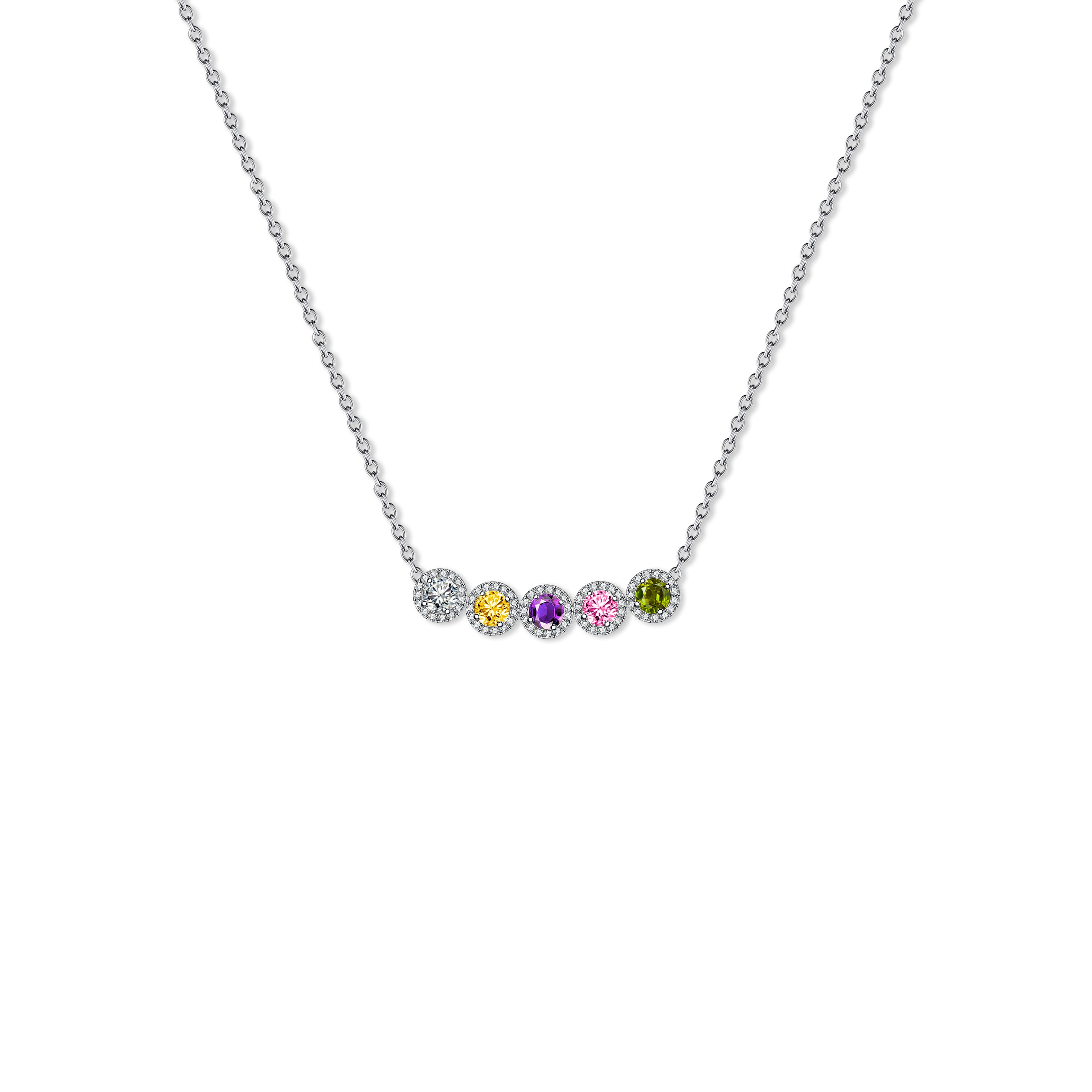 Sparkling Birthstone Necklace