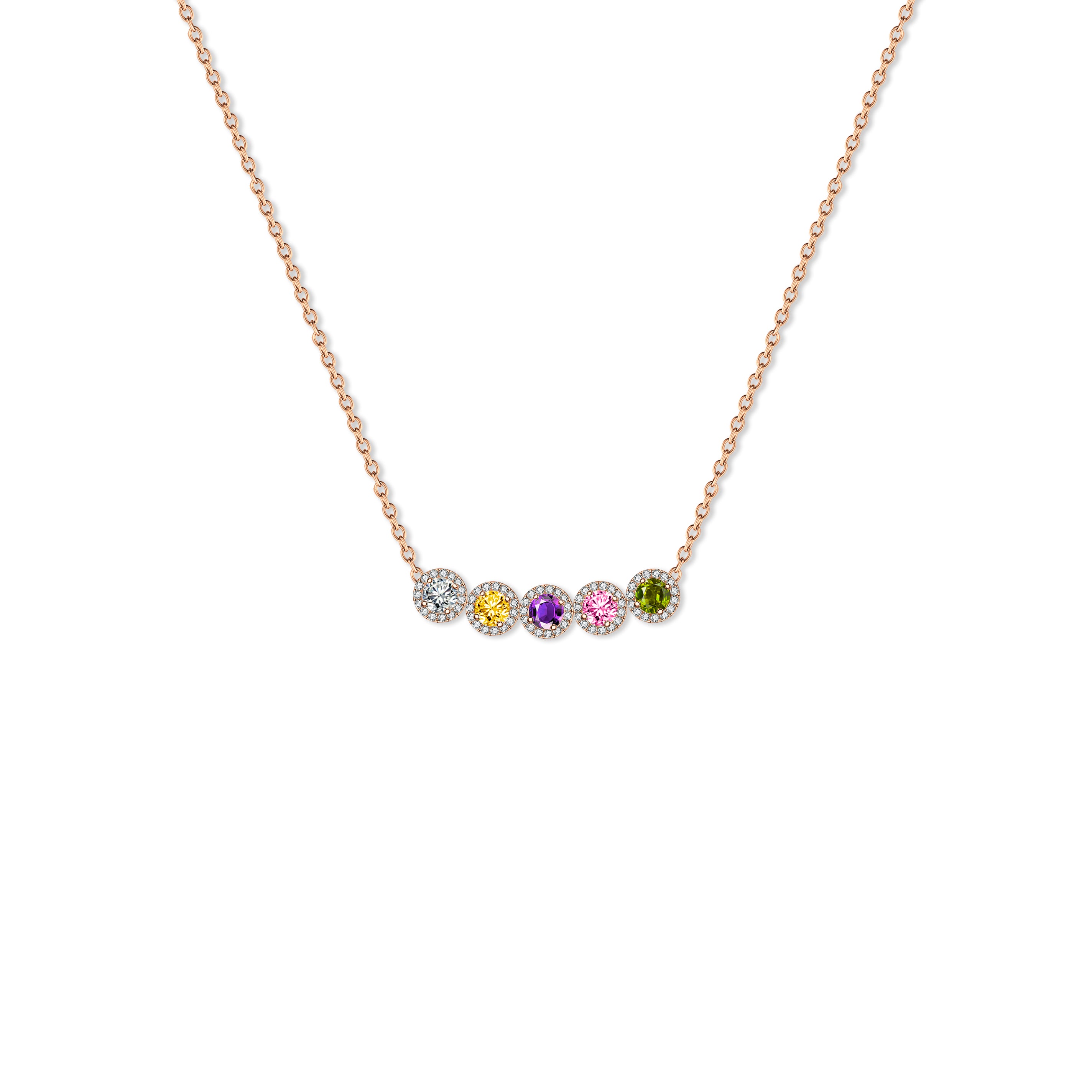 Sparkling Birthstone Necklace