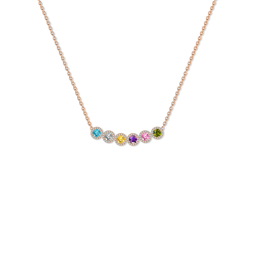 Sparkling Birthstone Necklace